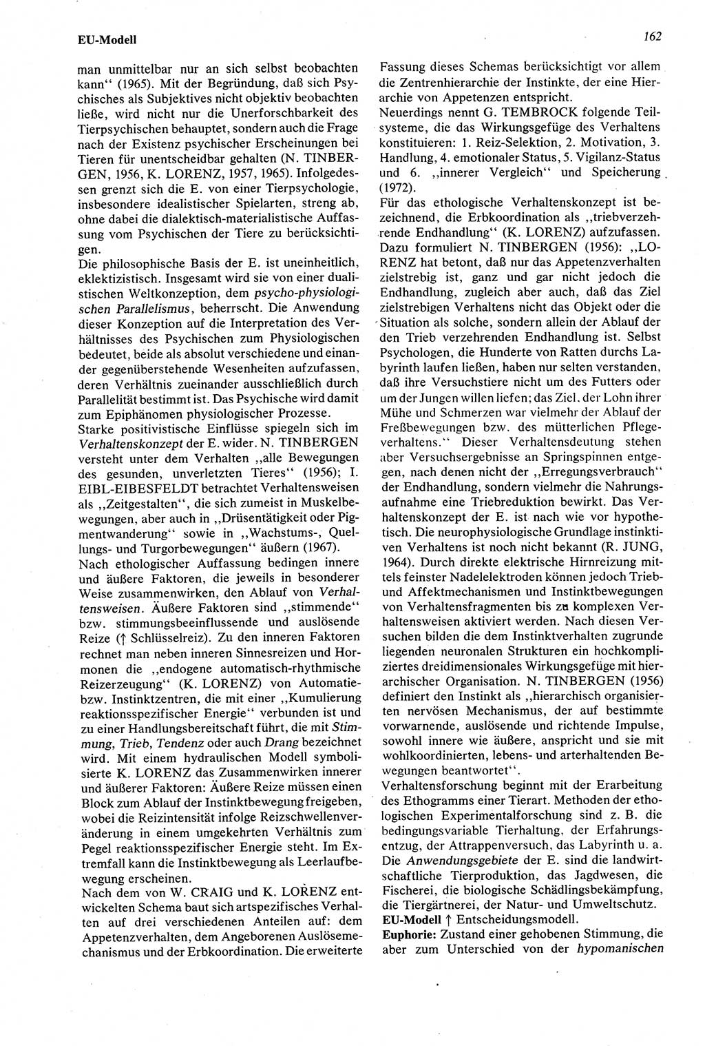 Wörterbuch der Psychologie [Deutsche Demokratische Republik (DDR)] 1976, Seite 162 (Wb. Psych. DDR 1976, S. 162)