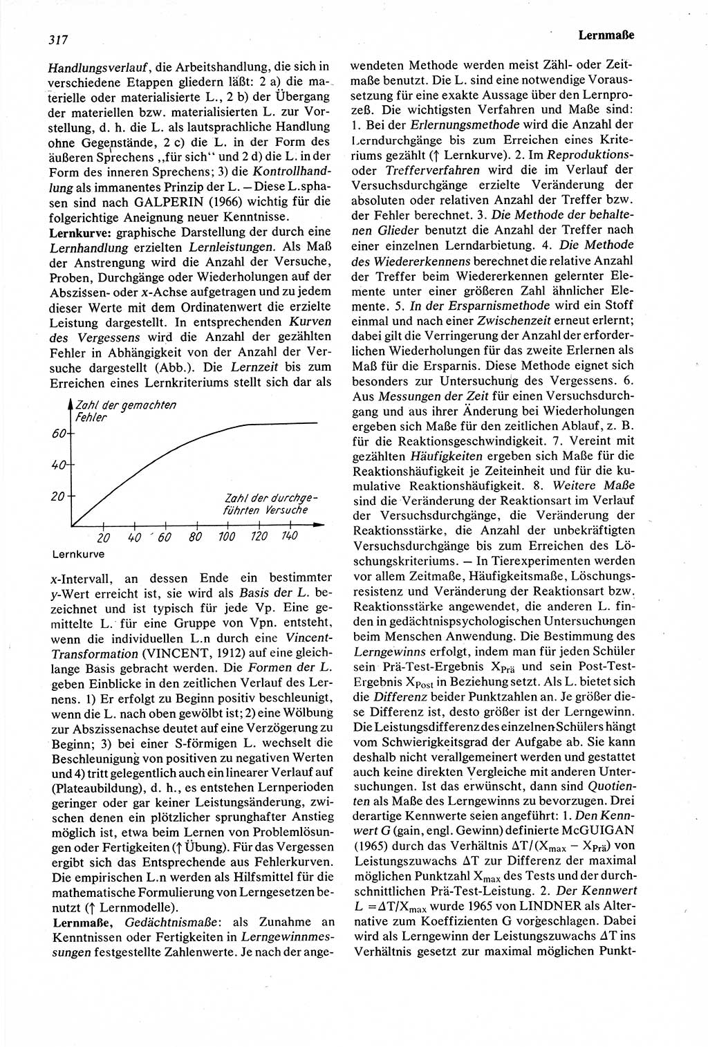 Wörterbuch der Psychologie [Deutsche Demokratische Republik (DDR)] 1976, Seite 317 (Wb. Psych. DDR 1976, S. 317)