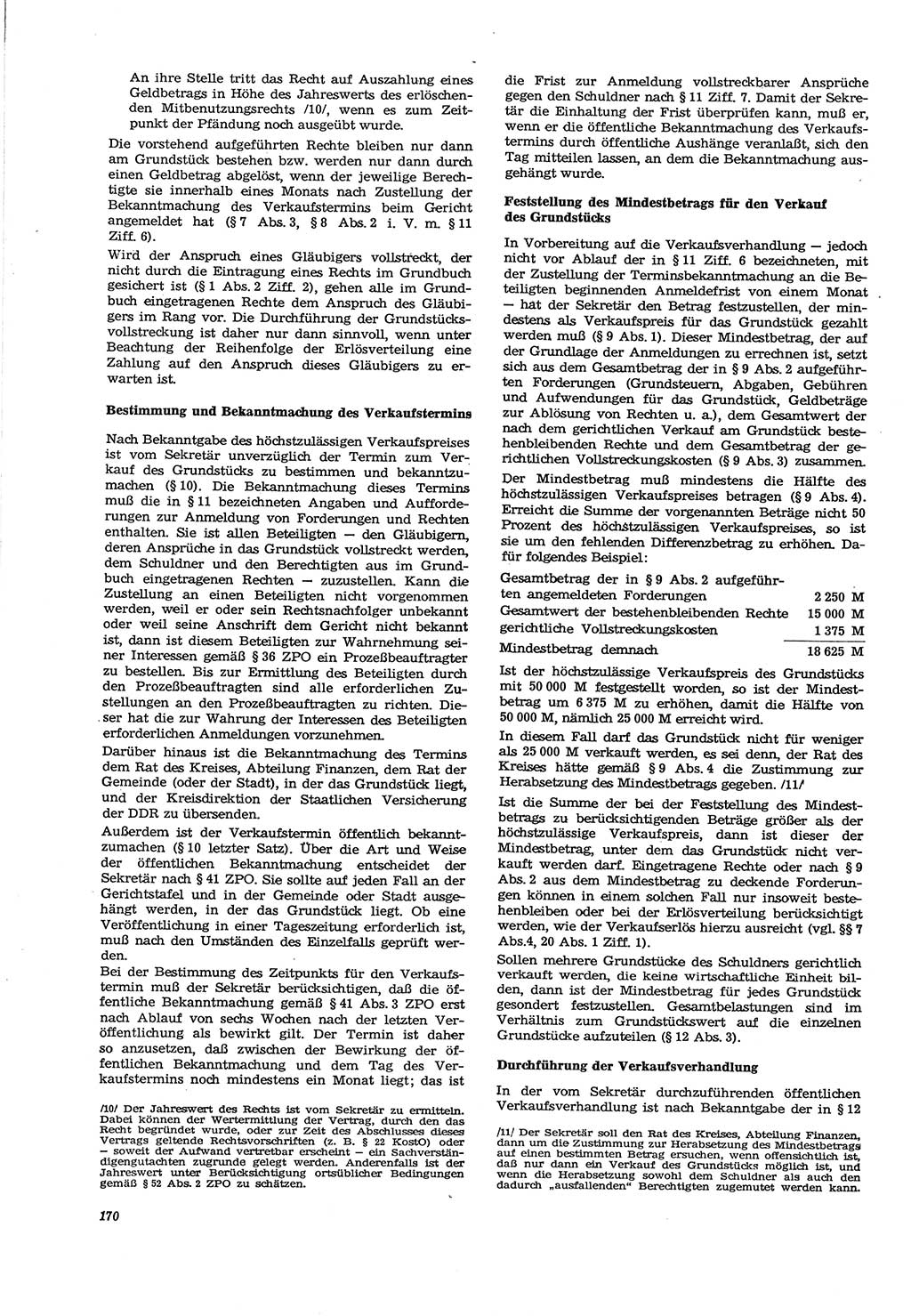 Neue Justiz (NJ), Zeitschrift für Recht und Rechtswissenschaft [Deutsche Demokratische Republik (DDR)], 30. Jahrgang 1976, Seite 170 (NJ DDR 1976, S. 170)