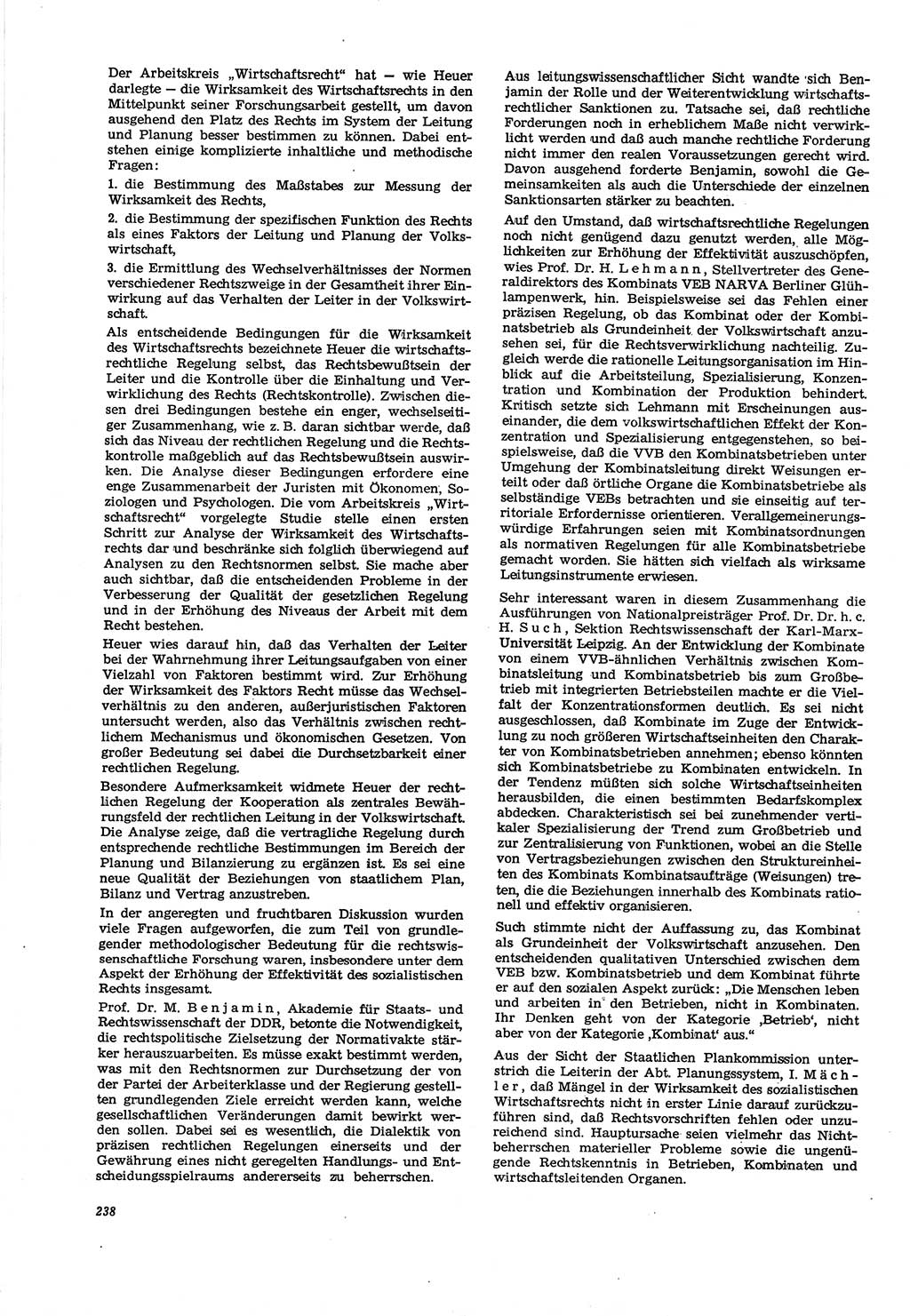 Neue Justiz (NJ), Zeitschrift für Recht und Rechtswissenschaft [Deutsche Demokratische Republik (DDR)], 30. Jahrgang 1976, Seite 238 (NJ DDR 1976, S. 238)