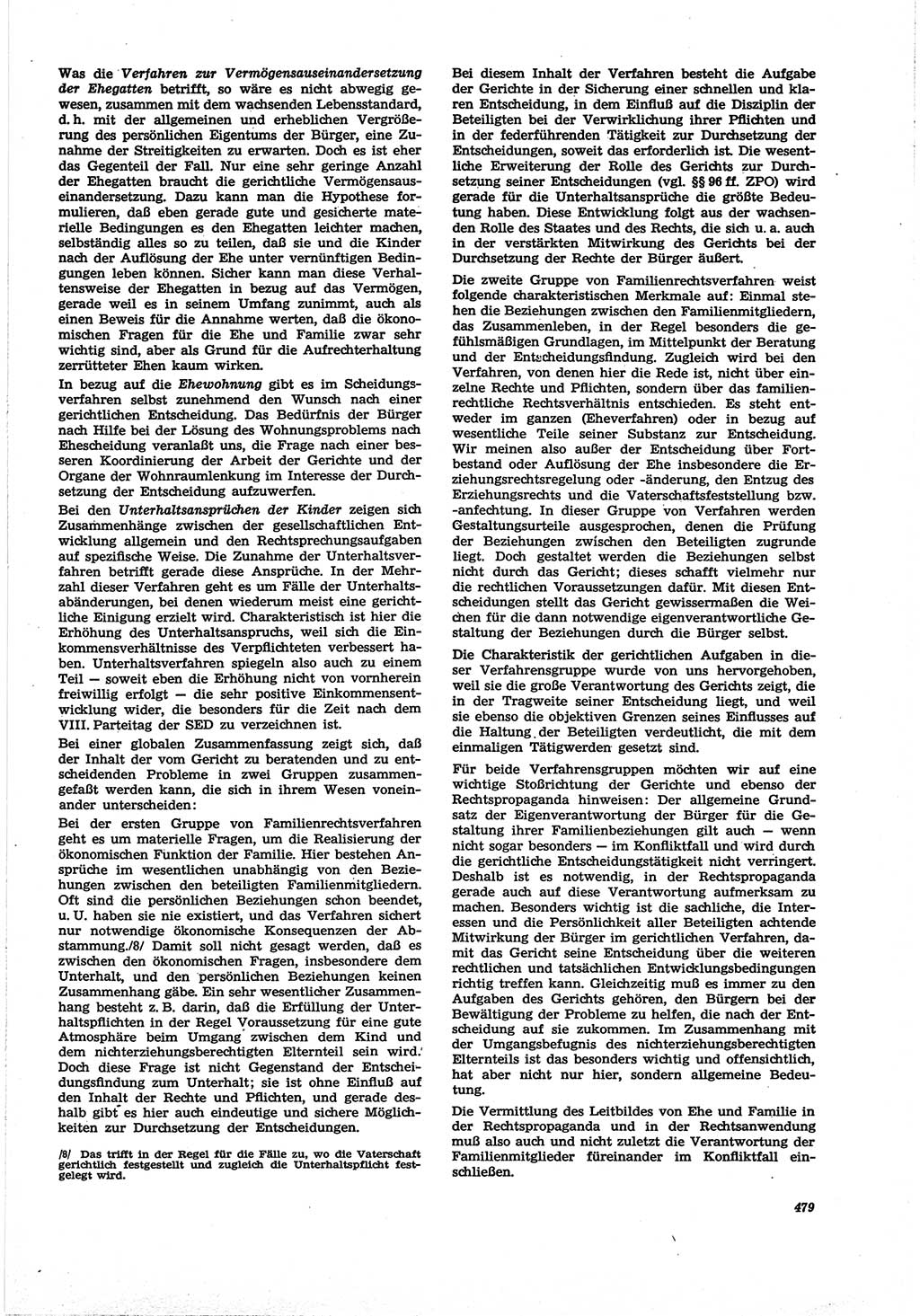 Neue Justiz (NJ), Zeitschrift für Recht und Rechtswissenschaft [Deutsche Demokratische Republik (DDR)], 30. Jahrgang 1976, Seite 479 (NJ DDR 1976, S. 479)