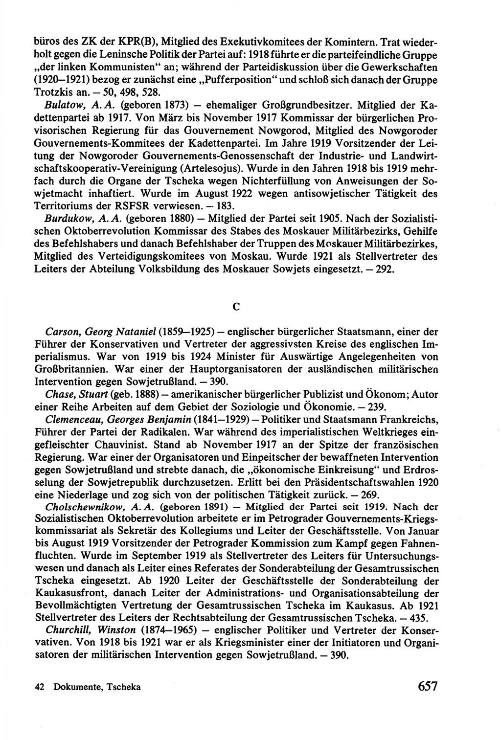 Lenin und die Gesamtrussische Tscheka, Dokumentensammlung, Ministerium für Staatssicherheit (MfS) [Deutsche Demokratische Republik (DDR)], Juristische Hochschule (JHS) Potsdam 1977, Seite 657 (Tscheka Dok. MfS DDR 1977, S. 657)