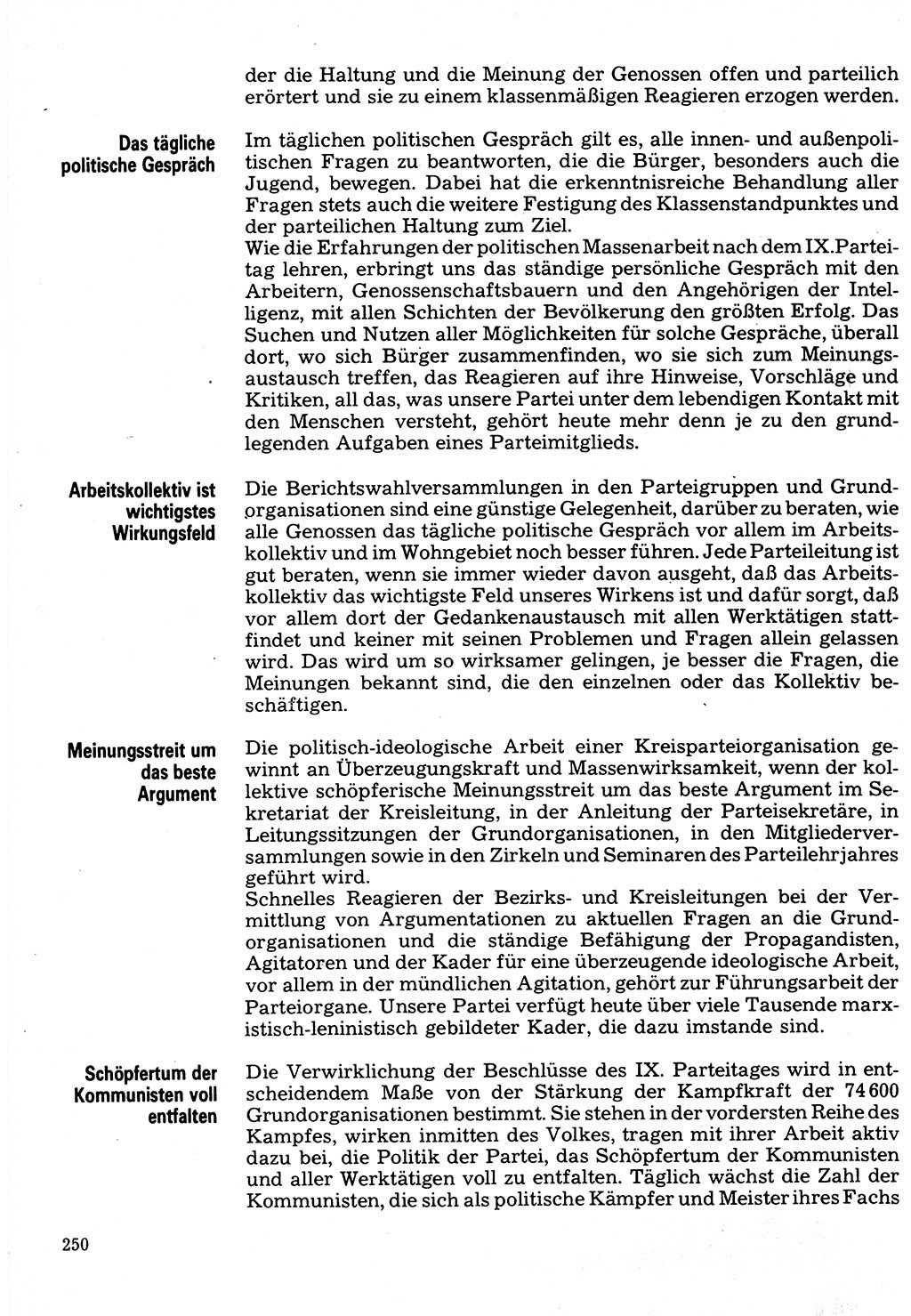 Neuer Weg (NW), Organ des Zentralkomitees (ZK) der SED (Sozialistische Einheitspartei Deutschlands) für Fragen des Parteilebens, 32. Jahrgang [Deutsche Demokratische Republik (DDR)] 1977, Seite 250 (NW ZK SED DDR 1977, S. 250)