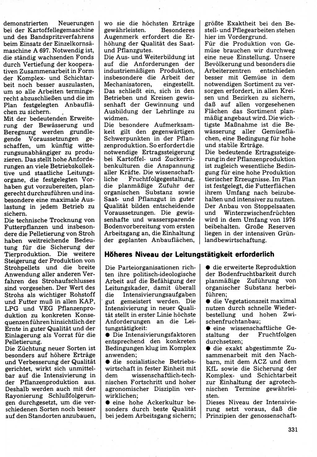 Neuer Weg (NW), Organ des Zentralkomitees (ZK) der SED (Sozialistische Einheitspartei Deutschlands) für Fragen des Parteilebens, 32. Jahrgang [Deutsche Demokratische Republik (DDR)] 1977, Seite 331 (NW ZK SED DDR 1977, S. 331)