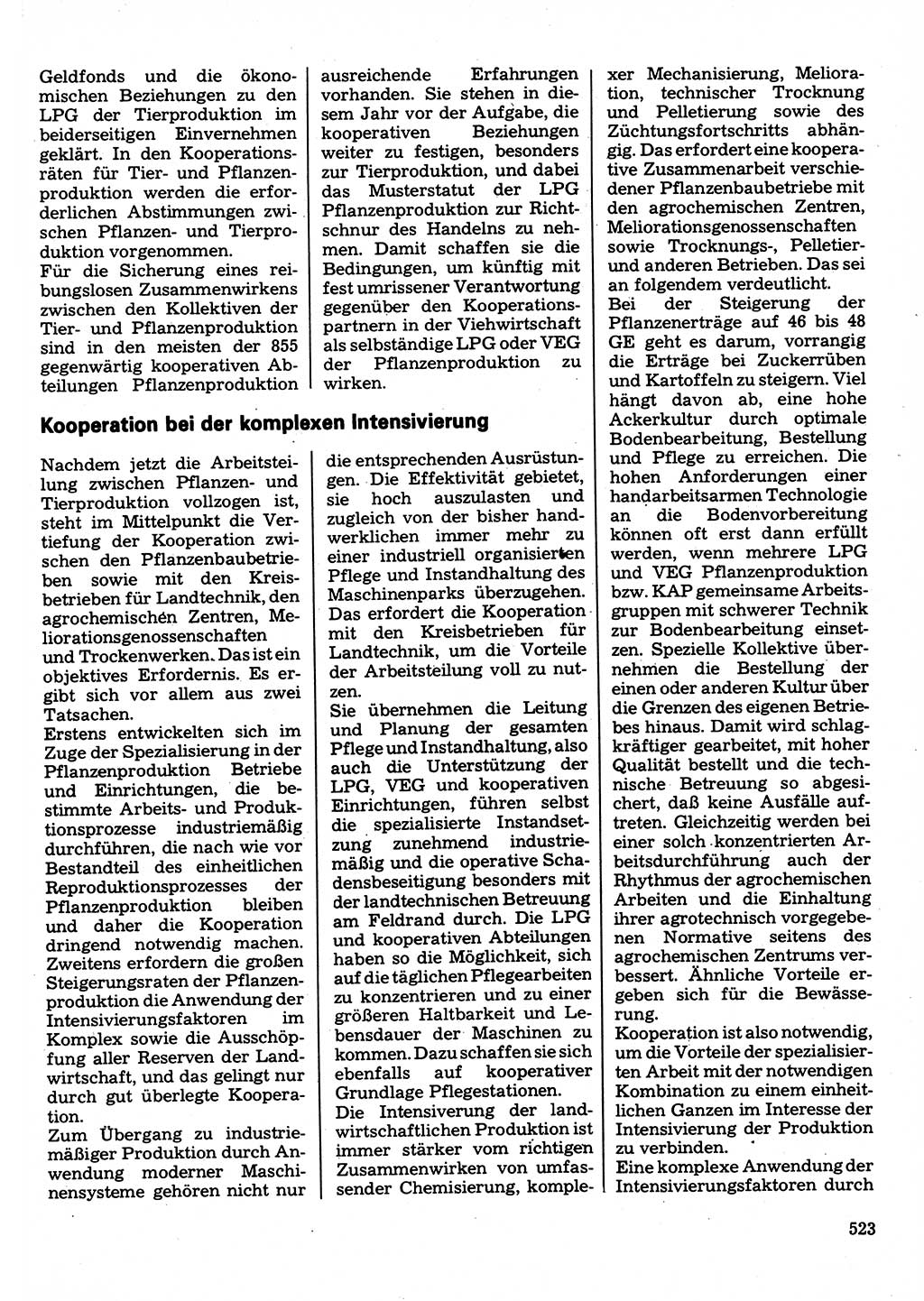 Neuer Weg (NW), Organ des Zentralkomitees (ZK) der SED (Sozialistische Einheitspartei Deutschlands) für Fragen des Parteilebens, 32. Jahrgang [Deutsche Demokratische Republik (DDR)] 1977, Seite 523 (NW ZK SED DDR 1977, S. 523)