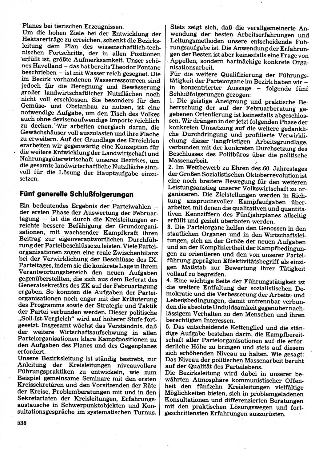 Neuer Weg (NW), Organ des Zentralkomitees (ZK) der SED (Sozialistische Einheitspartei Deutschlands) für Fragen des Parteilebens, 32. Jahrgang [Deutsche Demokratische Republik (DDR)] 1977, Seite 538 (NW ZK SED DDR 1977, S. 538)