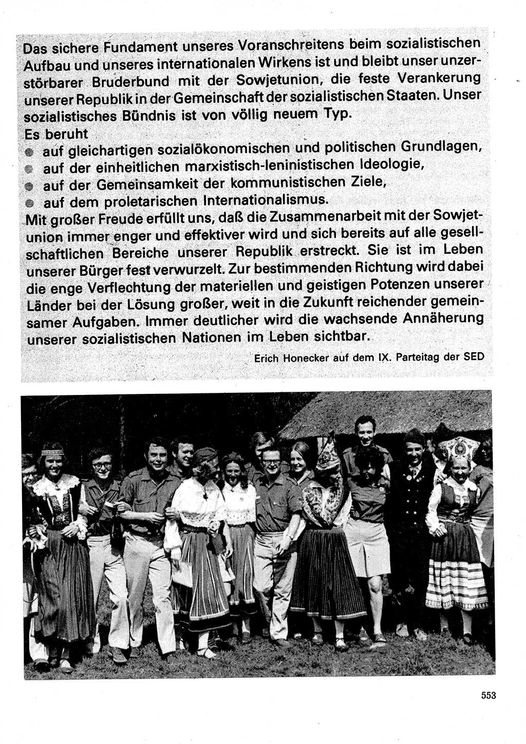 Neuer Weg (NW), Organ des Zentralkomitees (ZK) der SED (Sozialistische Einheitspartei Deutschlands) für Fragen des Parteilebens, 32. Jahrgang [Deutsche Demokratische Republik (DDR)] 1977, Seite 553 (NW ZK SED DDR 1977, S. 553)