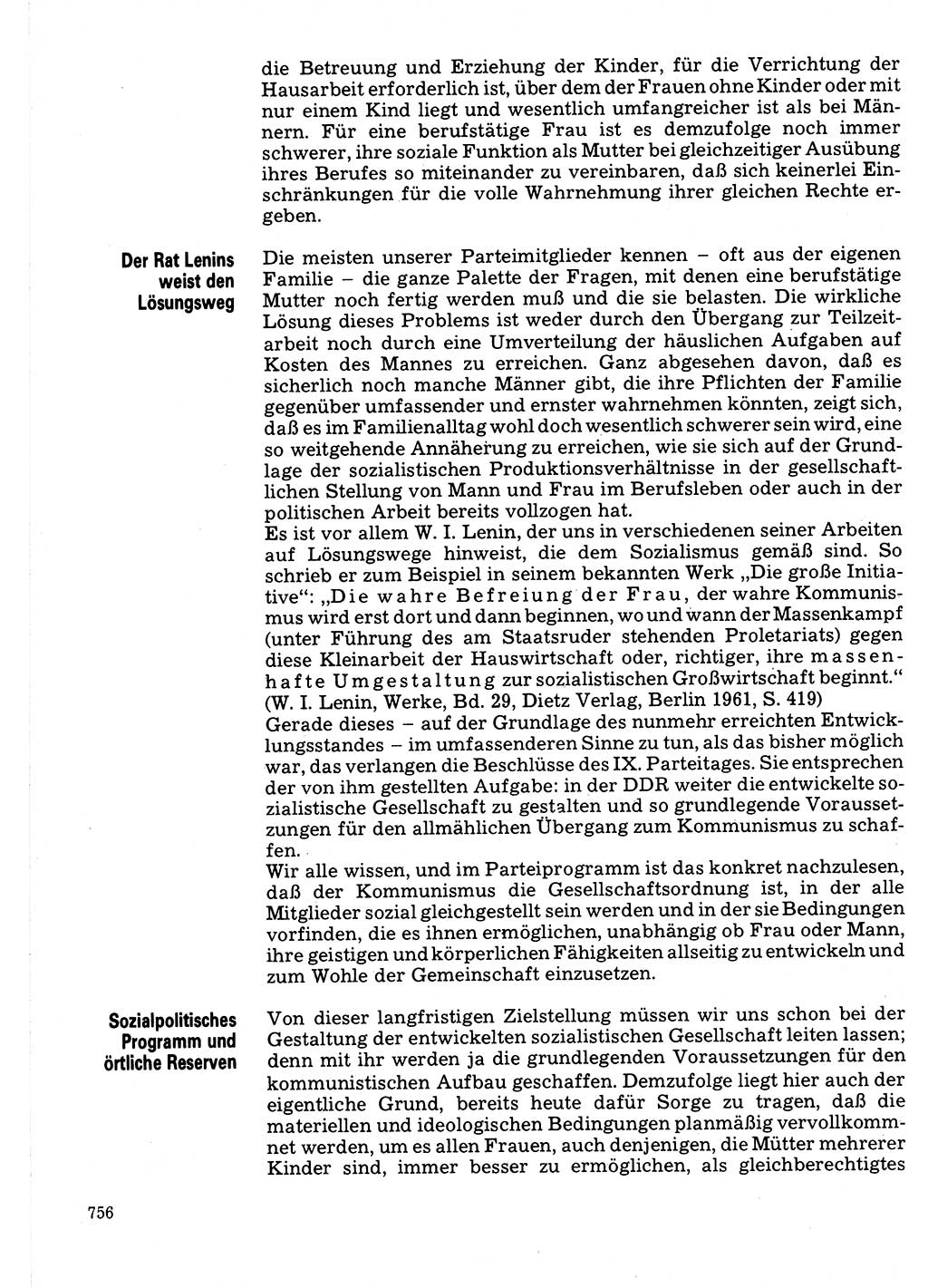 Neuer Weg (NW), Organ des Zentralkomitees (ZK) der SED (Sozialistische Einheitspartei Deutschlands) für Fragen des Parteilebens, 32. Jahrgang [Deutsche Demokratische Republik (DDR)] 1977, Seite 756 (NW ZK SED DDR 1977, S. 756)