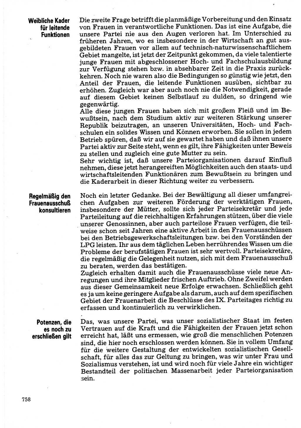 Neuer Weg (NW), Organ des Zentralkomitees (ZK) der SED (Sozialistische Einheitspartei Deutschlands) für Fragen des Parteilebens, 32. Jahrgang [Deutsche Demokratische Republik (DDR)] 1977, Seite 758 (NW ZK SED DDR 1977, S. 758)