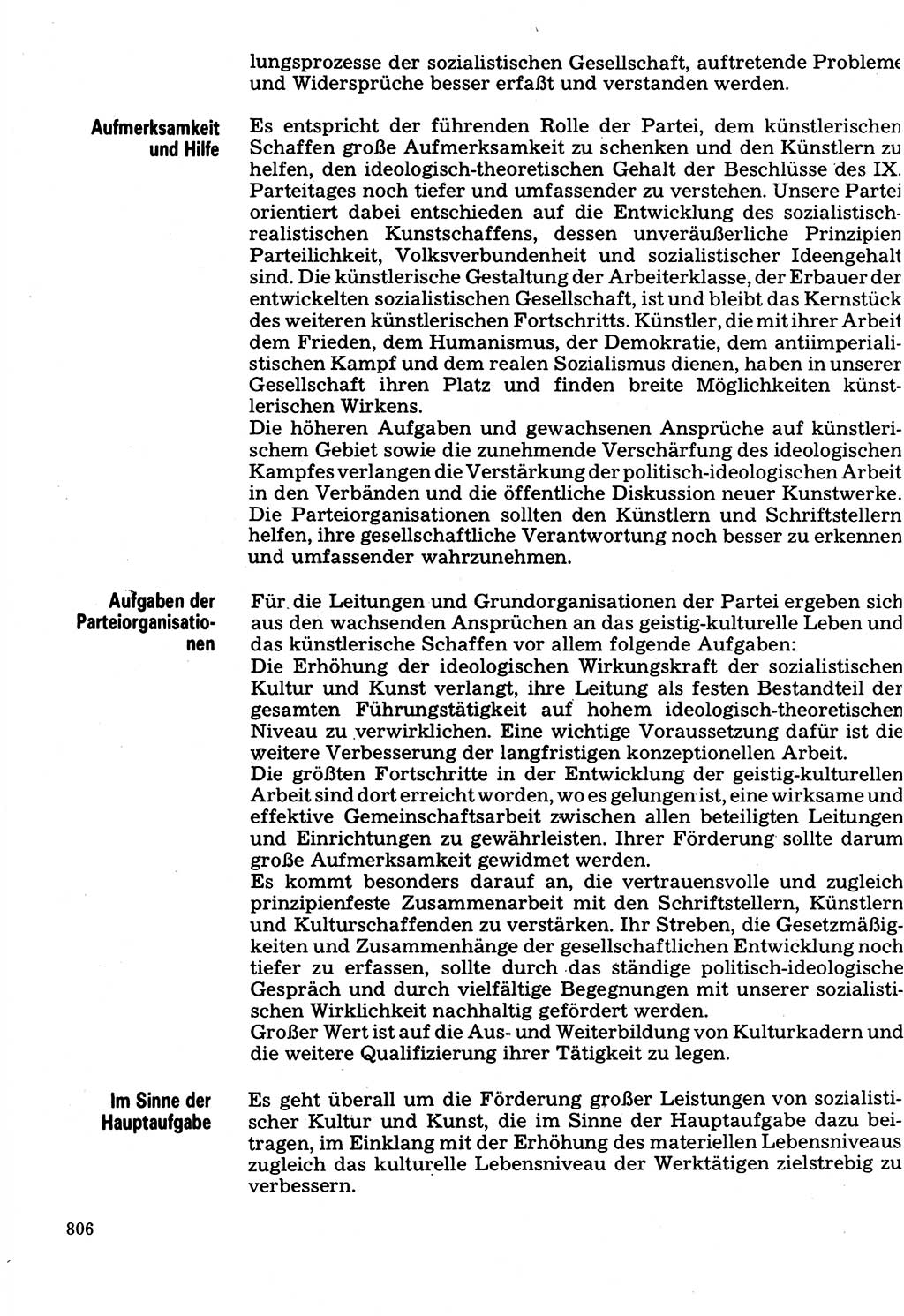 Neuer Weg (NW), Organ des Zentralkomitees (ZK) der SED (Sozialistische Einheitspartei Deutschlands) für Fragen des Parteilebens, 32. Jahrgang [Deutsche Demokratische Republik (DDR)] 1977, Seite 806 (NW ZK SED DDR 1977, S. 806)