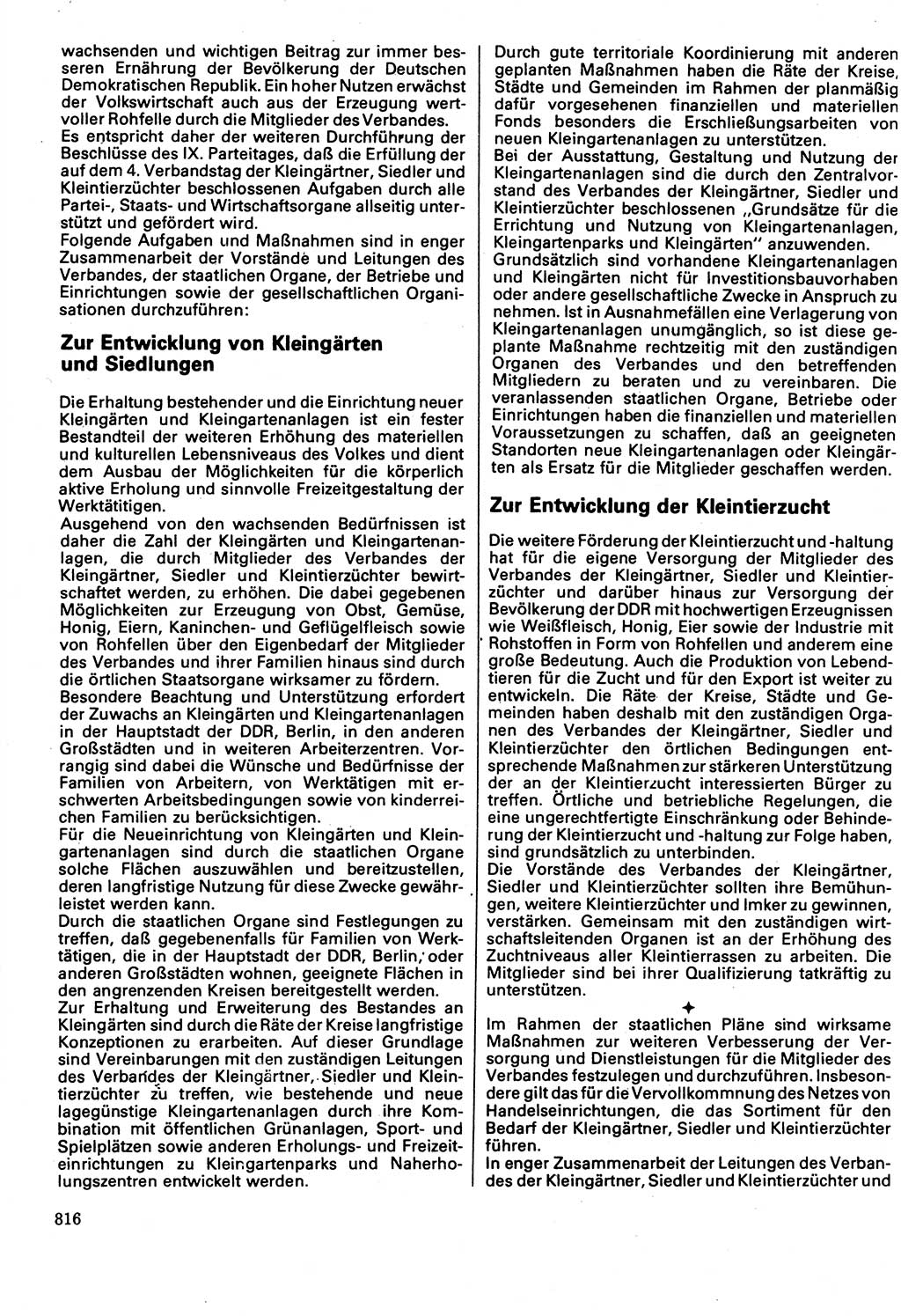 Neuer Weg (NW), Organ des Zentralkomitees (ZK) der SED (Sozialistische Einheitspartei Deutschlands) fÃ¼r Fragen des Parteilebens, 32. Jahrgang [Deutsche Demokratische Republik (DDR)] 1977, Seite 816 (NW ZK SED DDR 1977, S. 816)