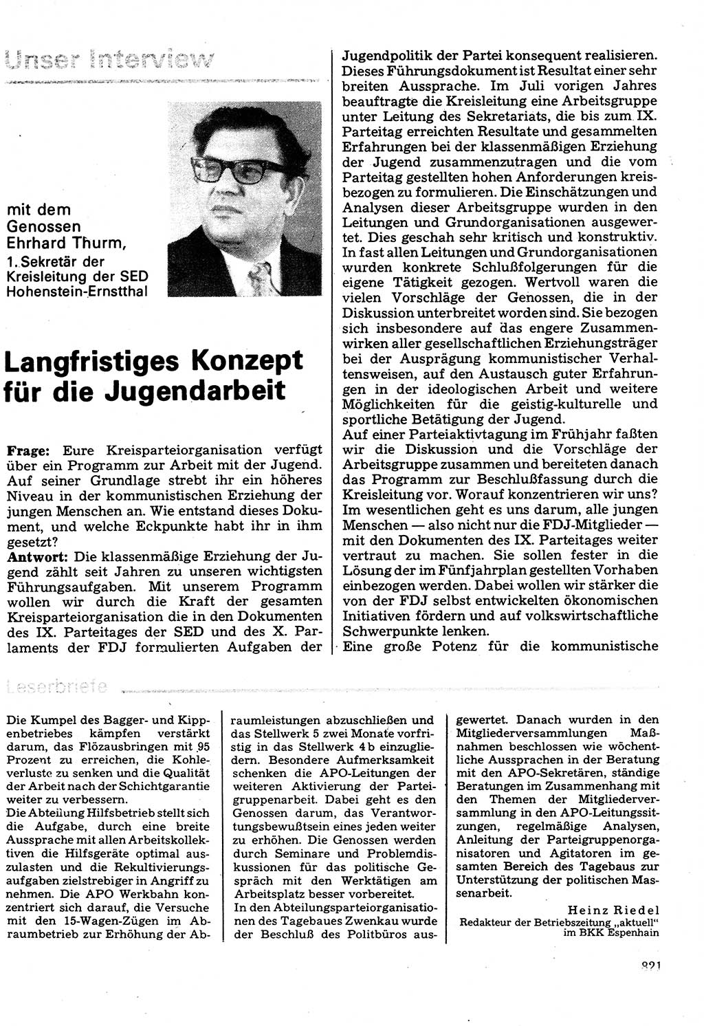 Neuer Weg (NW), Organ des Zentralkomitees (ZK) der SED (Sozialistische Einheitspartei Deutschlands) für Fragen des Parteilebens, 32. Jahrgang [Deutsche Demokratische Republik (DDR)] 1977, Seite 821 (NW ZK SED DDR 1977, S. 821)