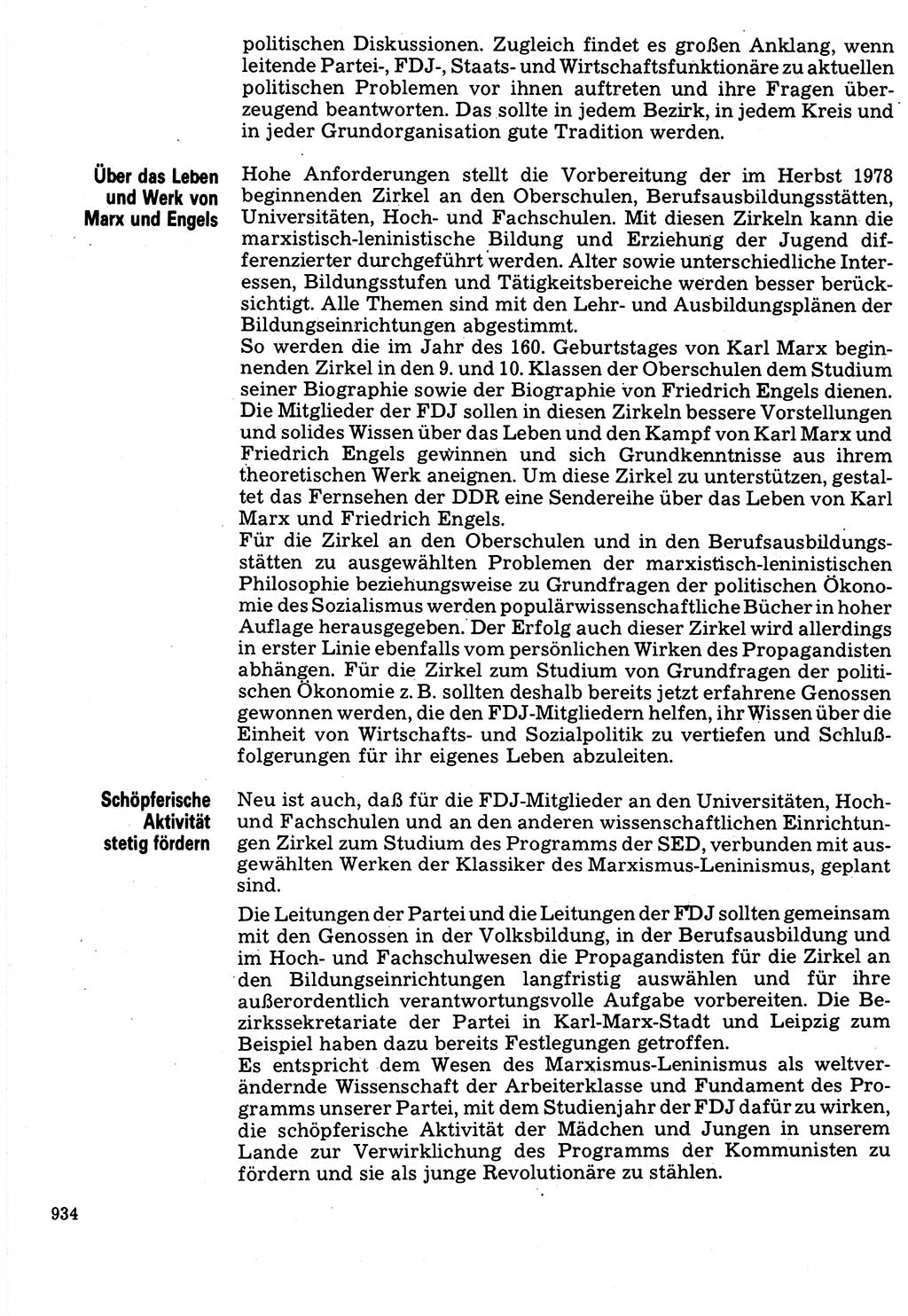 Neuer Weg (NW), Organ des Zentralkomitees (ZK) der SED (Sozialistische Einheitspartei Deutschlands) für Fragen des Parteilebens, 32. Jahrgang [Deutsche Demokratische Republik (DDR)] 1977, Seite 934 (NW ZK SED DDR 1977, S. 934)