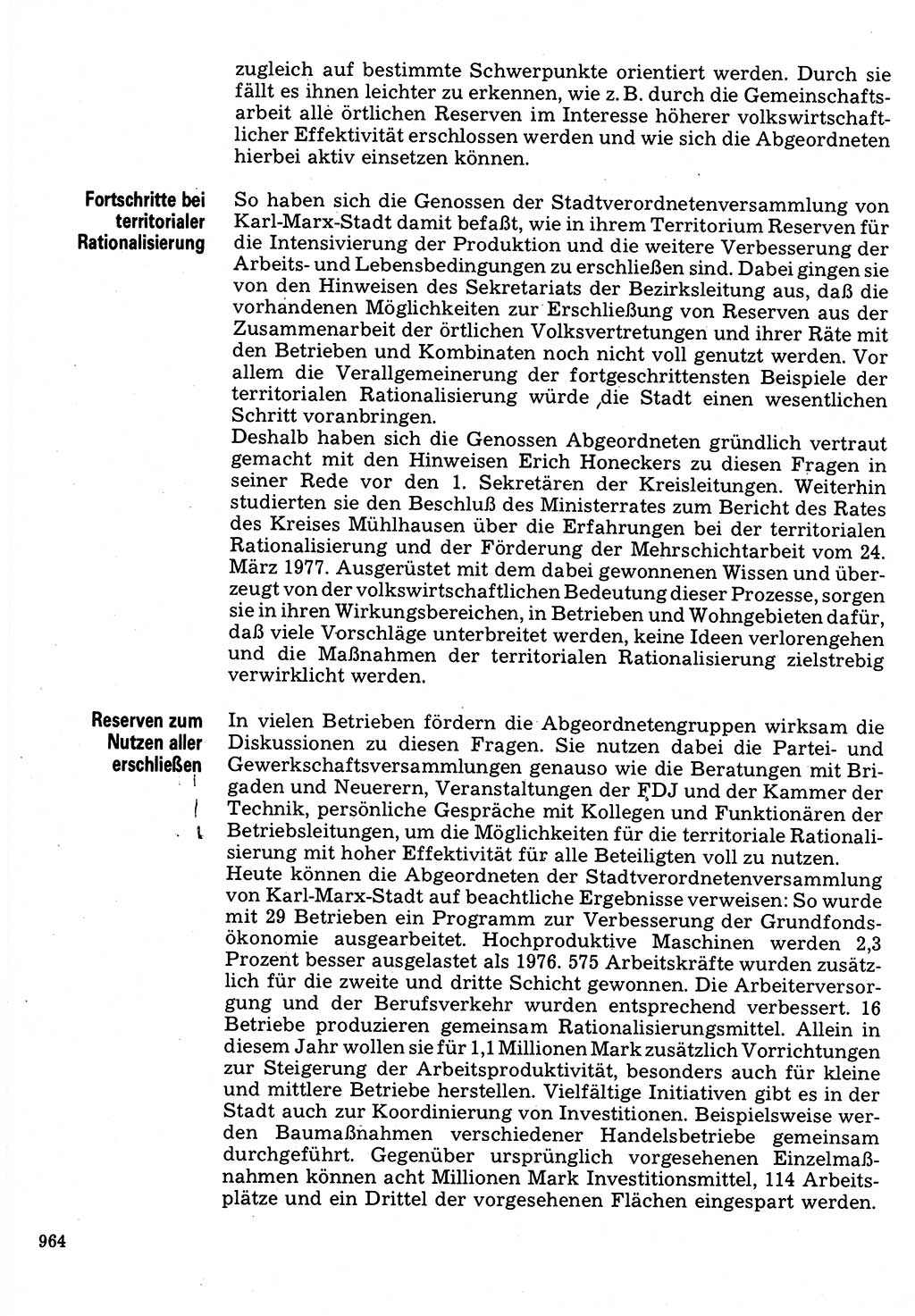 Neuer Weg (NW), Organ des Zentralkomitees (ZK) der SED (Sozialistische Einheitspartei Deutschlands) für Fragen des Parteilebens, 32. Jahrgang [Deutsche Demokratische Republik (DDR)] 1977, Seite 964 (NW ZK SED DDR 1977, S. 964)