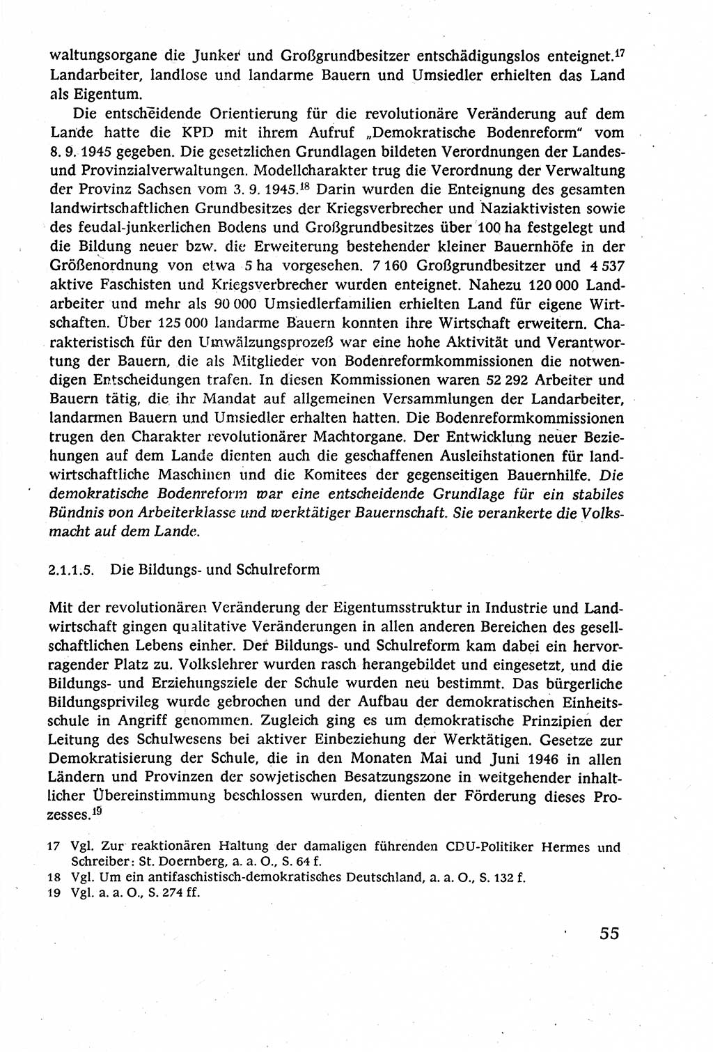 Staatsrecht der DDR (Deutsche Demokratische Republik), Lehrbuch 1977, Seite 55 (St.-R. DDR Lb. 1977, S. 55)