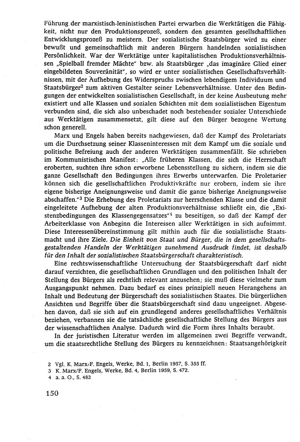 Staatsrecht der DDR (Deutsche Demokratische Republik), Lehrbuch 1977, Seite 150 (St.-R. DDR Lb. 1977, S. 150)