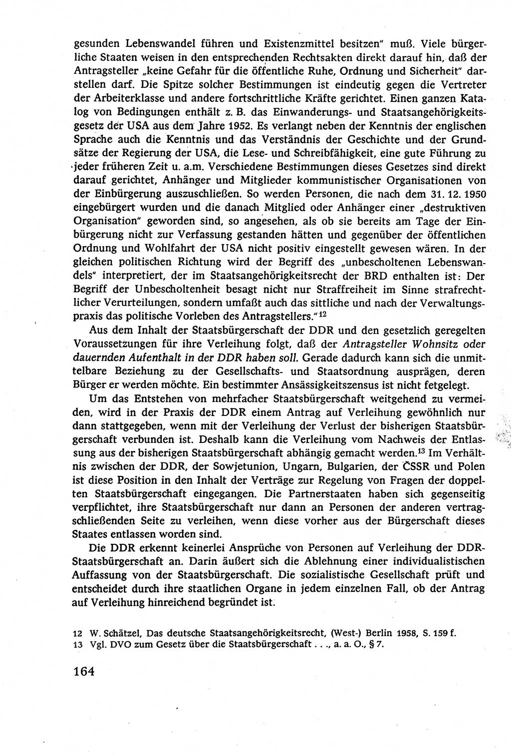 Staatsrecht der DDR (Deutsche Demokratische Republik), Lehrbuch 1977, Seite 164 (St.-R. DDR Lb. 1977, S. 164)