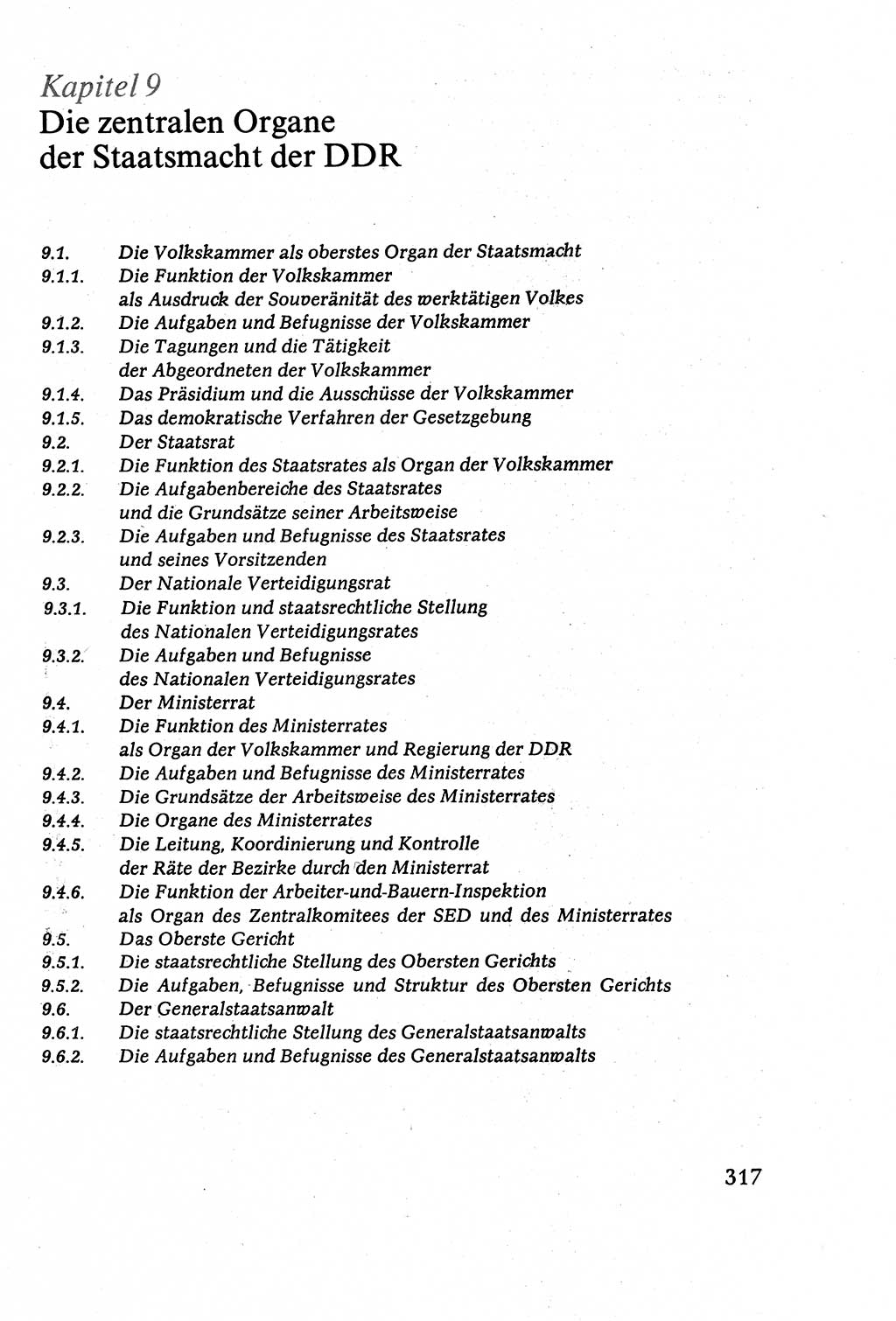 Staatsrecht der DDR (Deutsche Demokratische Republik), Lehrbuch 1977, Seite 317 (St.-R. DDR Lb. 1977, S. 317)