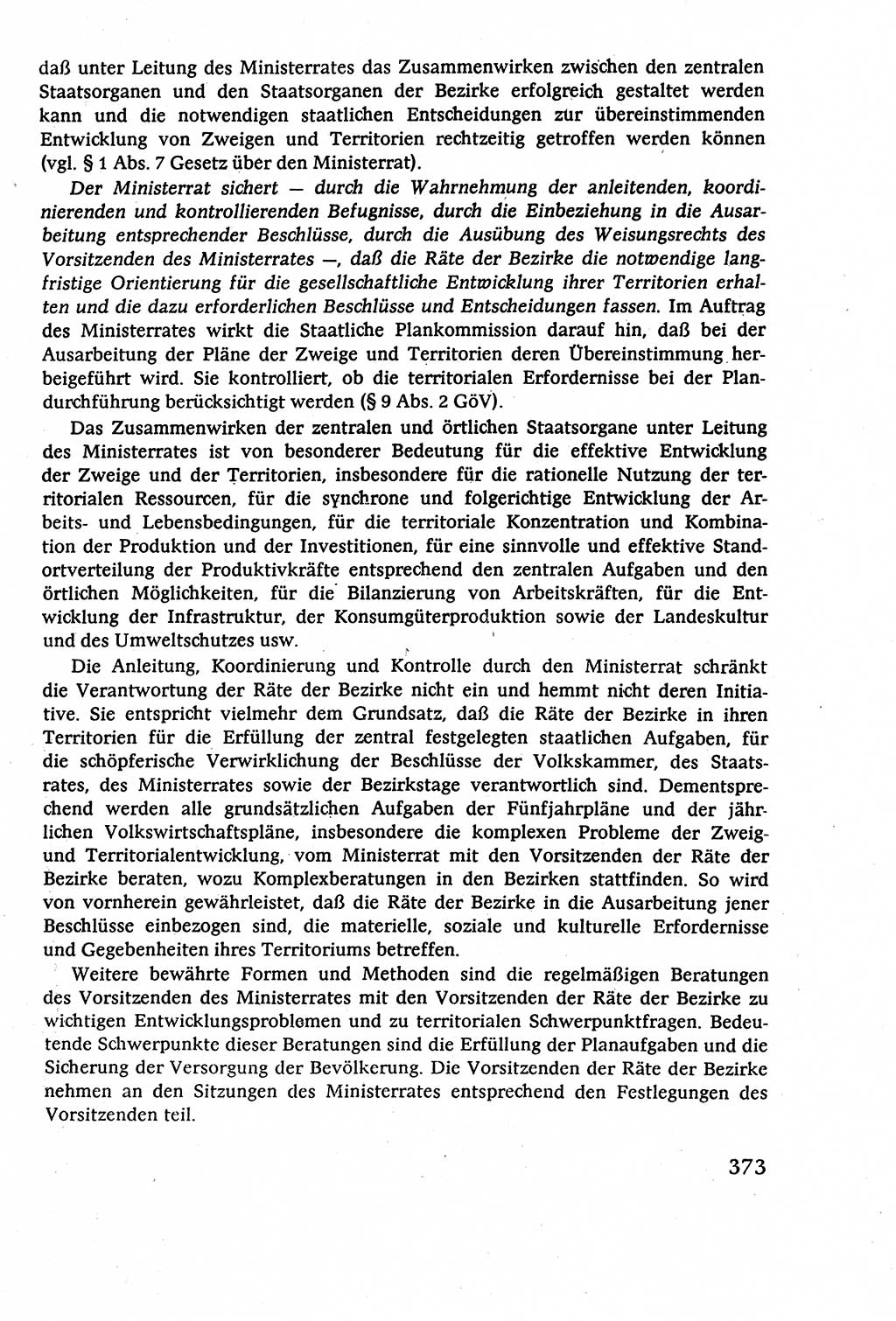 Staatsrecht der DDR (Deutsche Demokratische Republik), Lehrbuch 1977, Seite 373 (St.-R. DDR Lb. 1977, S. 373)