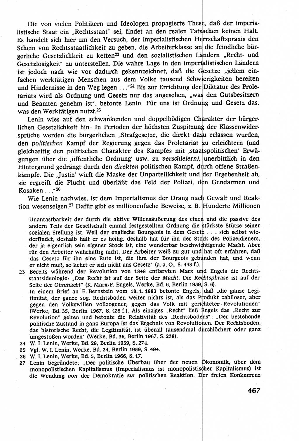 Staatsrecht der DDR (Deutsche Demokratische Republik), Lehrbuch 1977, Seite 467 (St.-R. DDR Lb. 1977, S. 467)