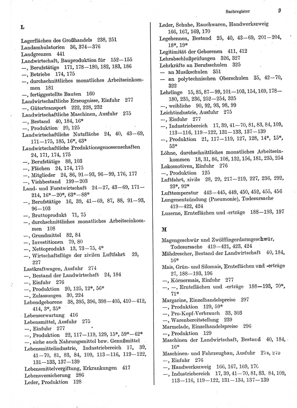 Statistisches Jahrbuch der Deutschen Demokratischen Republik (DDR) 1977, Seite 9 (Stat. Jb. DDR 1977, S. 9)