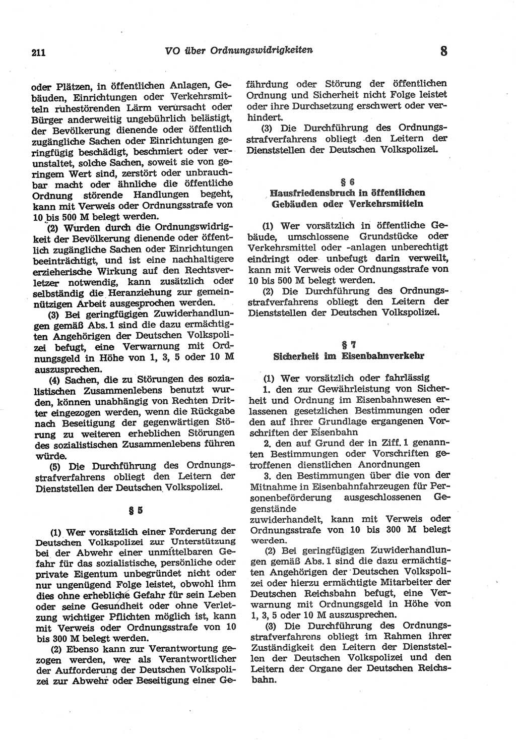 Strafgesetzbuch (StGB) der Deutschen Demokratischen Republik (DDR) und angrenzende Gesetze und Bestimmungen 1977, Seite 211 (StGB DDR Ges. Best. 1977, S. 211)