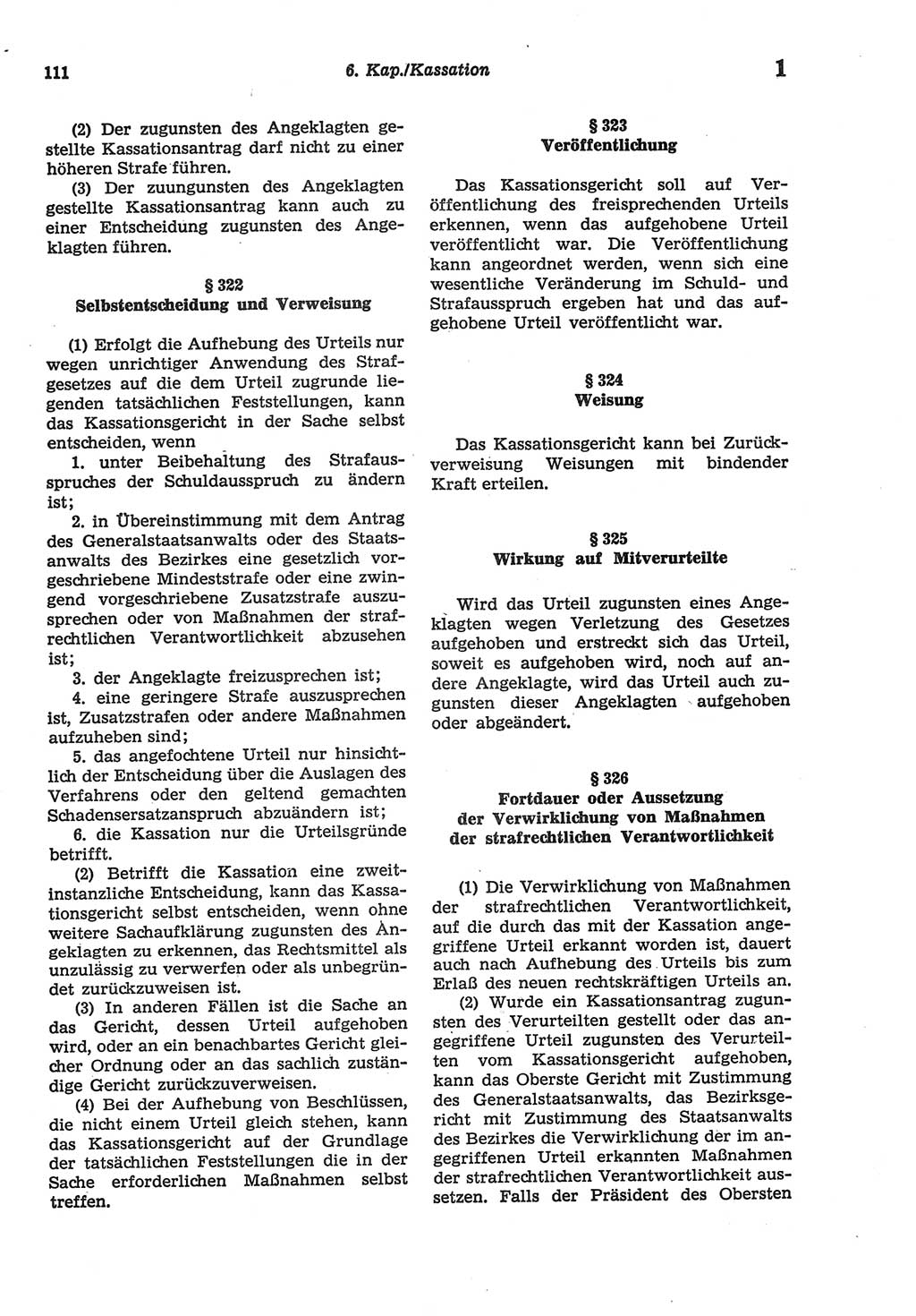 Strafprozeßordnung (StPO) der Deutschen Demokratischen Republik (DDR) sowie angrenzende Gesetze und Bestimmungen 1977, Seite 111 (StPO DDR Ges. Best. 1977, S. 111)
