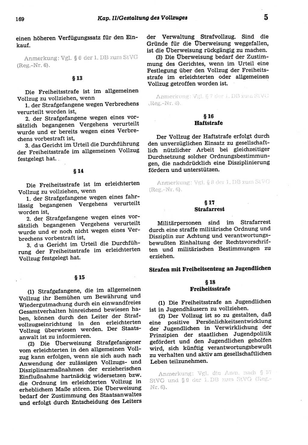 Strafprozeßordnung (StPO) der Deutschen Demokratischen Republik (DDR) sowie angrenzende Gesetze und Bestimmungen 1977, Seite 169 (StPO DDR Ges. Best. 1977, S. 169)