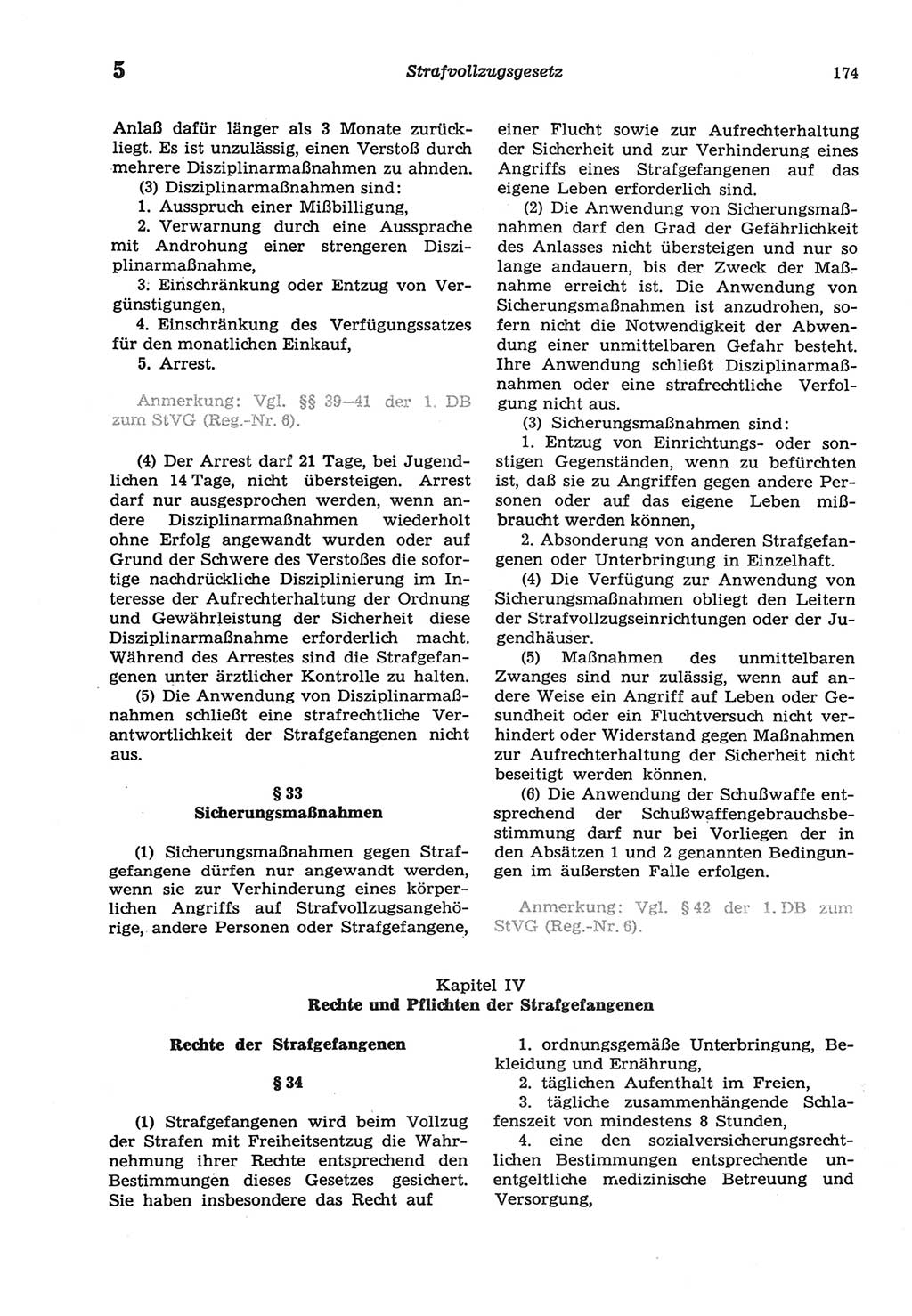 Strafprozeßordnung (StPO) der Deutschen Demokratischen Republik (DDR) sowie angrenzende Gesetze und Bestimmungen 1977, Seite 174 (StPO DDR Ges. Best. 1977, S. 174)