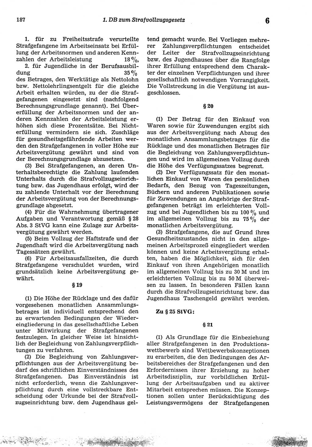 Strafprozeßordnung (StPO) der Deutschen Demokratischen Republik (DDR) sowie angrenzende Gesetze und Bestimmungen 1977, Seite 187 (StPO DDR Ges. Best. 1977, S. 187)