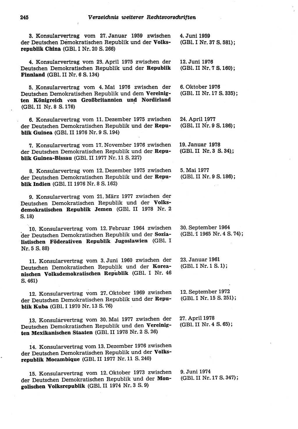 Strafprozeßordnung (StPO) der Deutschen Demokratischen Republik (DDR) sowie angrenzende Gesetze und Bestimmungen 1977, Seite 245 (StPO DDR Ges. Best. 1977, S. 245)