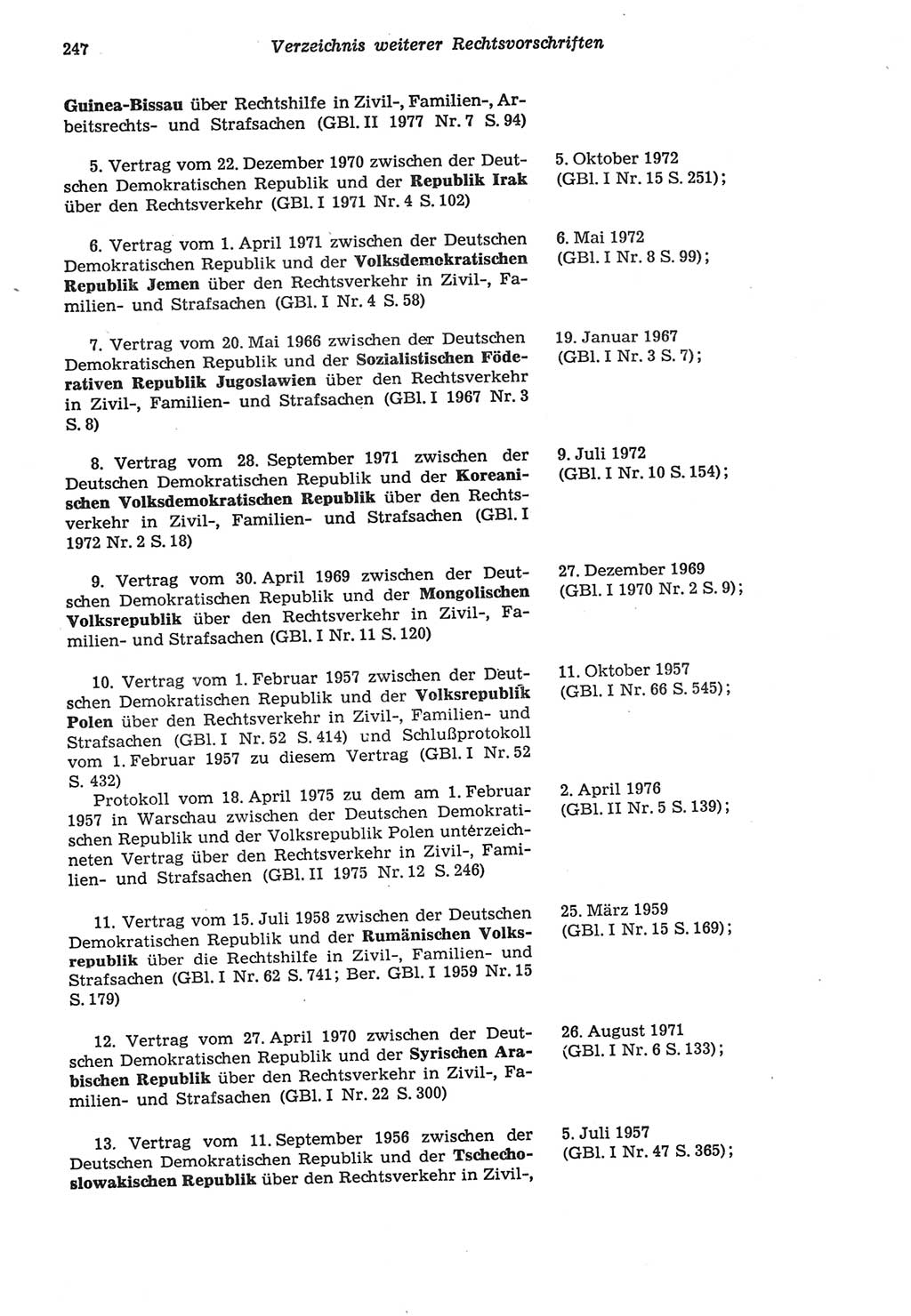 Strafprozeßordnung (StPO) der Deutschen Demokratischen Republik (DDR) sowie angrenzende Gesetze und Bestimmungen 1977, Seite 247 (StPO DDR Ges. Best. 1977, S. 247)