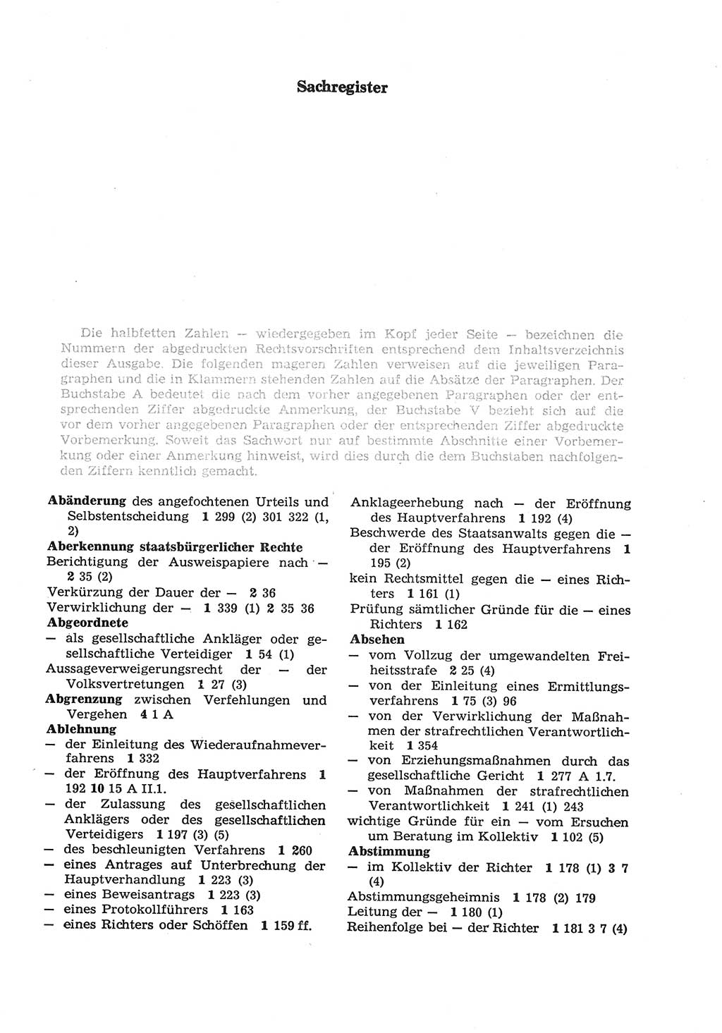 Strafprozeßordnung (StPO) der Deutschen Demokratischen Republik (DDR) sowie angrenzende Gesetze und Bestimmungen 1977, Seite 249 (StPO DDR Ges. Best. 1977, S. 249)