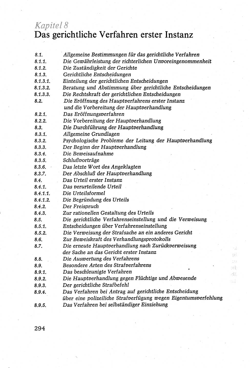 Strafverfahrensrecht [Deutsche Demokratische Republik (DDR)], Lehrbuch 1977, Seite 294 (Strafverf.-R. DDR Lb. 1977, S. 294)
