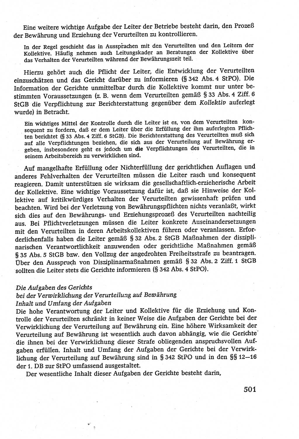 Strafverfahrensrecht [Deutsche Demokratische Republik (DDR)], Lehrbuch 1977, Seite 501 (Strafverf.-R. DDR Lb. 1977, S. 501)