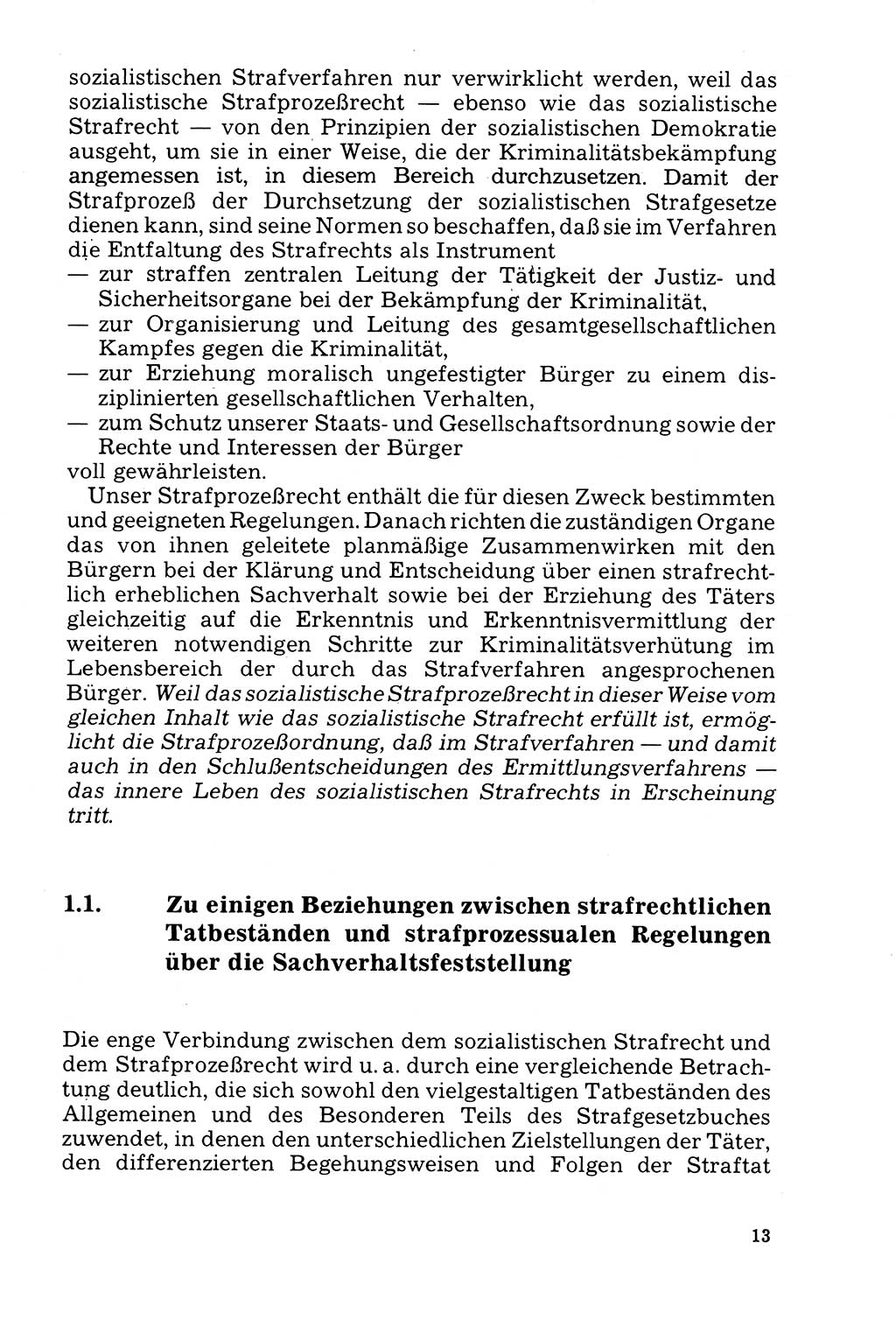 Der Abschluß des Ermittlungsverfahrens [Deutsche Demokratische Republik (DDR)] 1978, Seite 13 (Abschl. EV DDR 1978, S. 13)