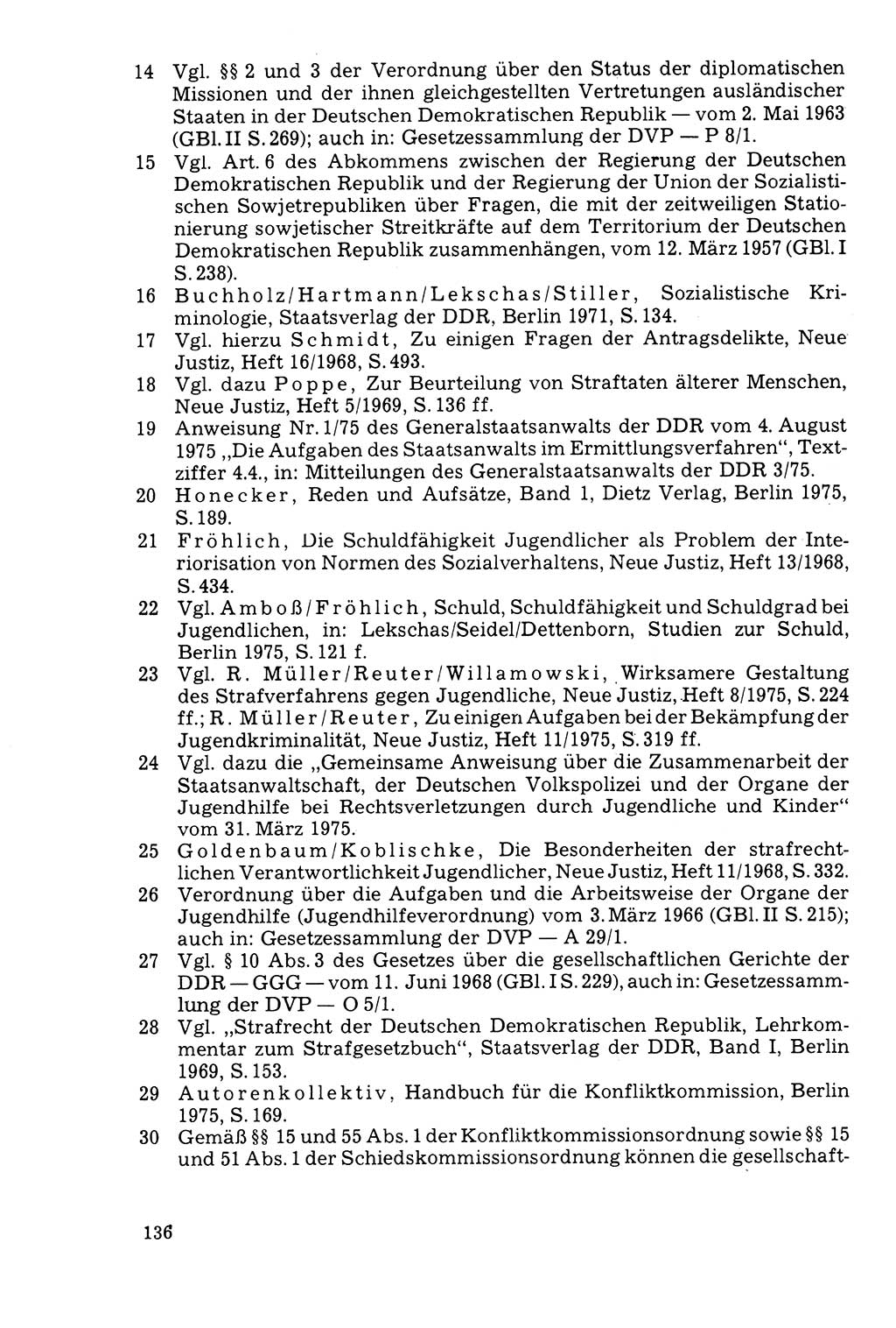 Der Abschluß des Ermittlungsverfahrens [Deutsche Demokratische Republik (DDR)] 1978, Seite 136 (Abschl. EV DDR 1978, S. 136)