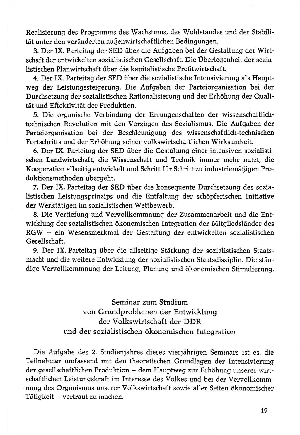Dokumente der Sozialistischen Einheitspartei Deutschlands (SED) [Deutsche Demokratische Republik (DDR)] 1978-1979, Seite 19 (Dok. SED DDR 1978-1979, S. 19)