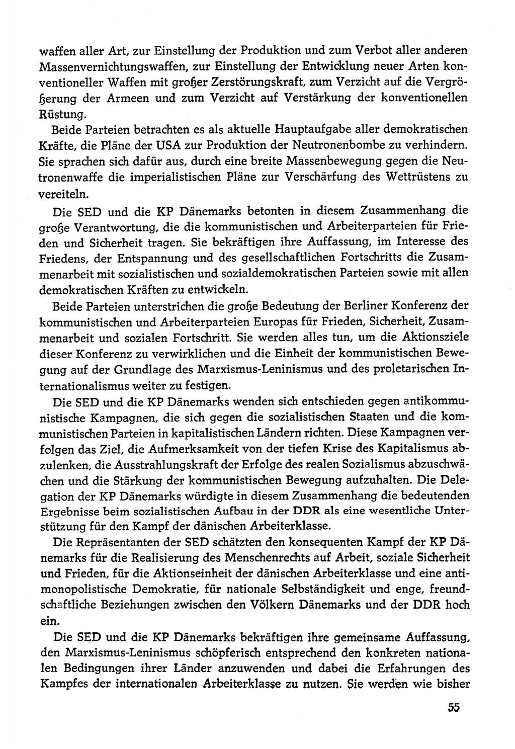 Dokumente der Sozialistischen Einheitspartei Deutschlands (SED) [Deutsche Demokratische Republik (DDR)] 1978-1979, Seite 55 (Dok. SED DDR 1978-1979, S. 55)