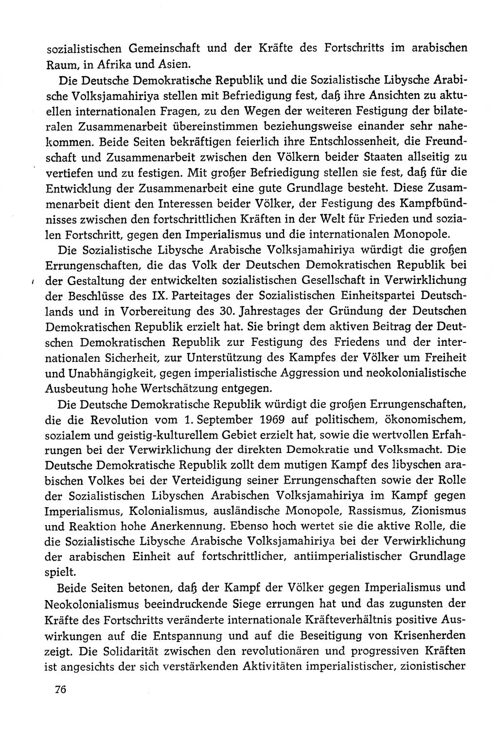 Dokumente der Sozialistischen Einheitspartei Deutschlands (SED) [Deutsche Demokratische Republik (DDR)] 1978-1979, Seite 76 (Dok. SED DDR 1978-1979, S. 76)