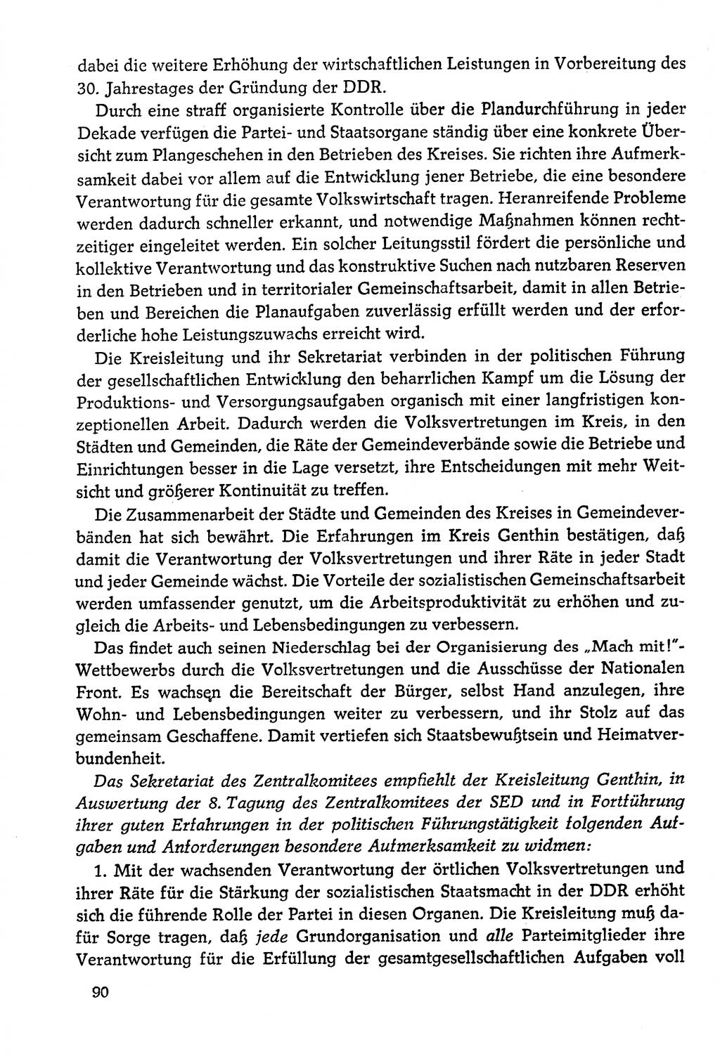 Dokumente der Sozialistischen Einheitspartei Deutschlands (SED) [Deutsche Demokratische Republik (DDR)] 1978-1979, Seite 90 (Dok. SED DDR 1978-1979, S. 90)