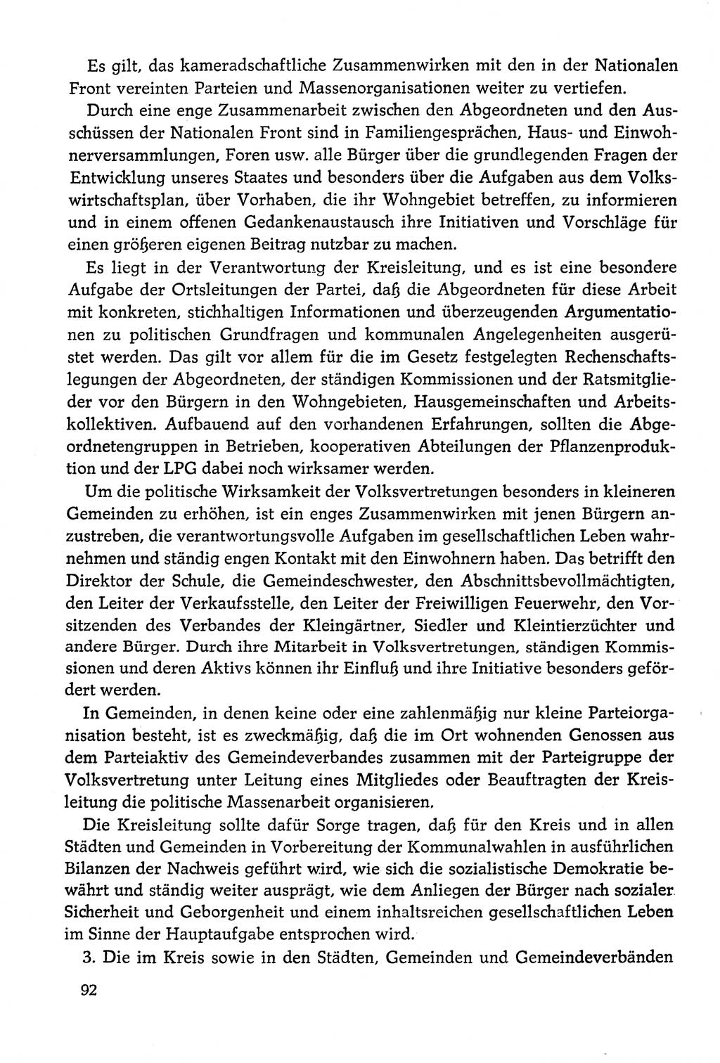 Dokumente der Sozialistischen Einheitspartei Deutschlands (SED) [Deutsche Demokratische Republik (DDR)] 1978-1979, Seite 92 (Dok. SED DDR 1978-1979, S. 92)
