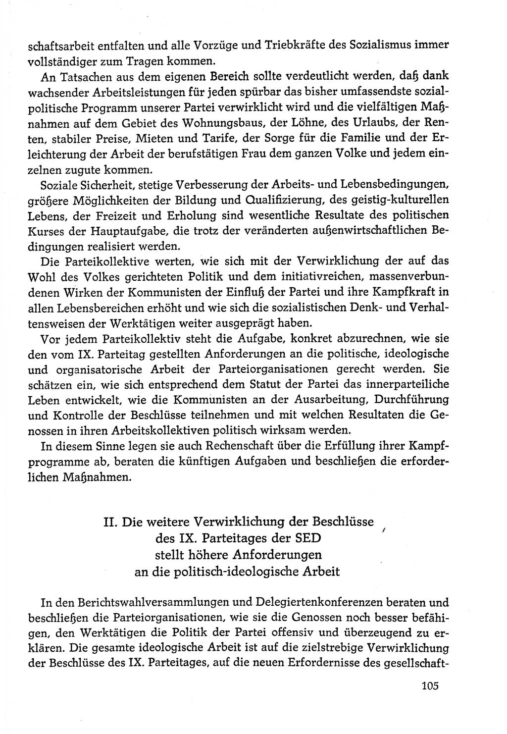 Dokumente der Sozialistischen Einheitspartei Deutschlands (SED) [Deutsche Demokratische Republik (DDR)] 1978-1979, Seite 105 (Dok. SED DDR 1978-1979, S. 105)