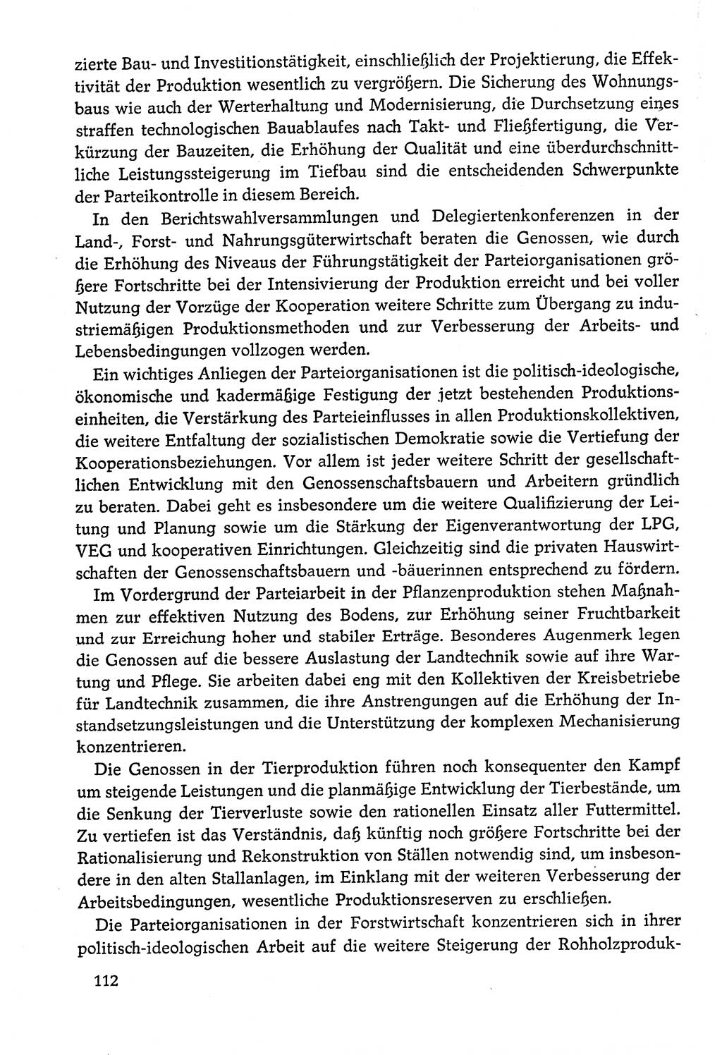 Dokumente der Sozialistischen Einheitspartei Deutschlands (SED) [Deutsche Demokratische Republik (DDR)] 1978-1979, Seite 112 (Dok. SED DDR 1978-1979, S. 112)