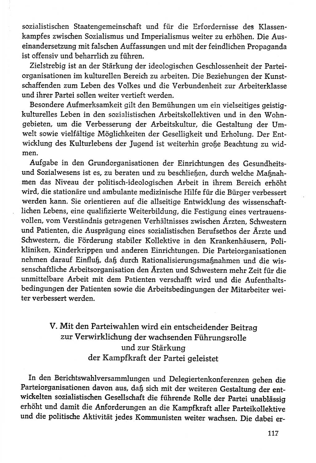 Dokumente der Sozialistischen Einheitspartei Deutschlands (SED) [Deutsche Demokratische Republik (DDR)] 1978-1979, Seite 117 (Dok. SED DDR 1978-1979, S. 117)