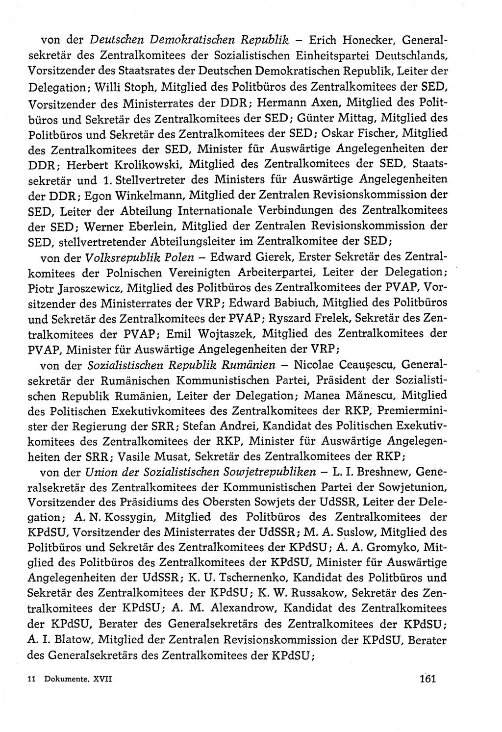 Dokumente der Sozialistischen Einheitspartei Deutschlands (SED) [Deutsche Demokratische Republik (DDR)] 1978-1979, Seite 161 (Dok. SED DDR 1978-1979, S. 161)