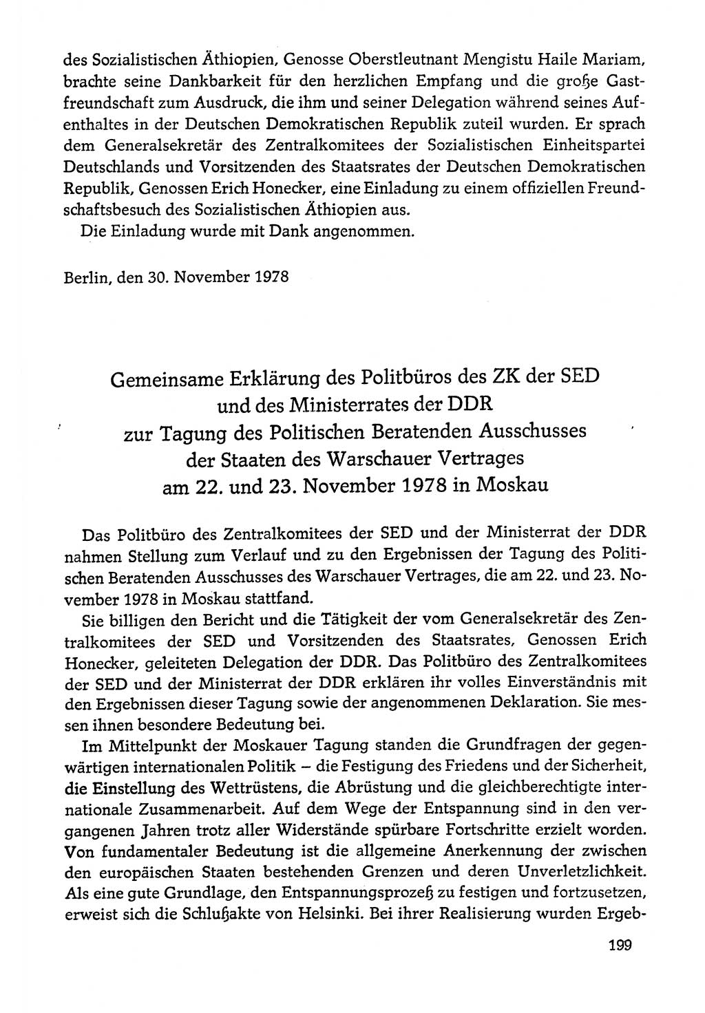 Dokumente der Sozialistischen Einheitspartei Deutschlands (SED) [Deutsche Demokratische Republik (DDR)] 1978-1979, Seite 199 (Dok. SED DDR 1978-1979, S. 199)