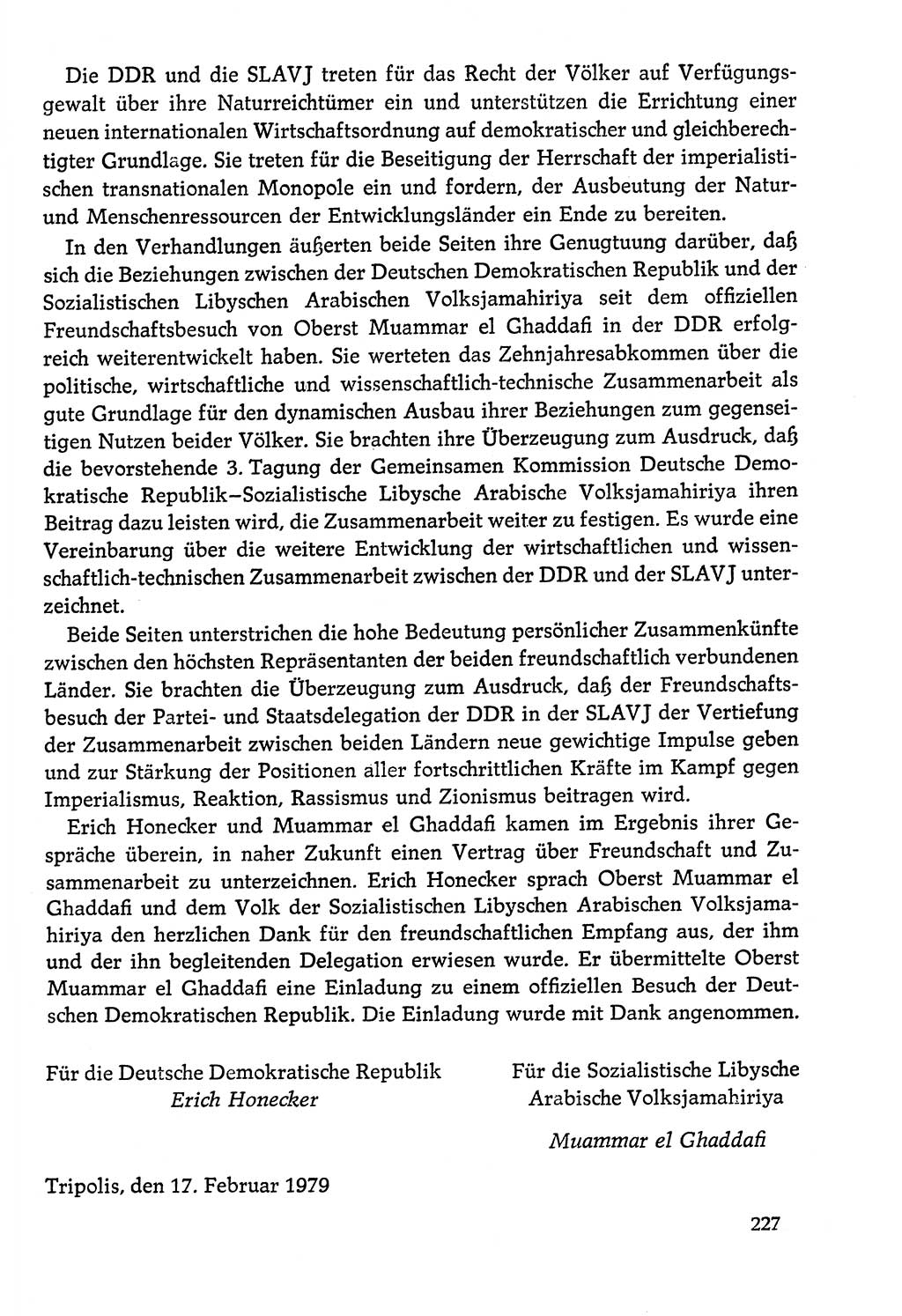 Dokumente der Sozialistischen Einheitspartei Deutschlands (SED) [Deutsche Demokratische Republik (DDR)] 1978-1979, Seite 227 (Dok. SED DDR 1978-1979, S. 227)