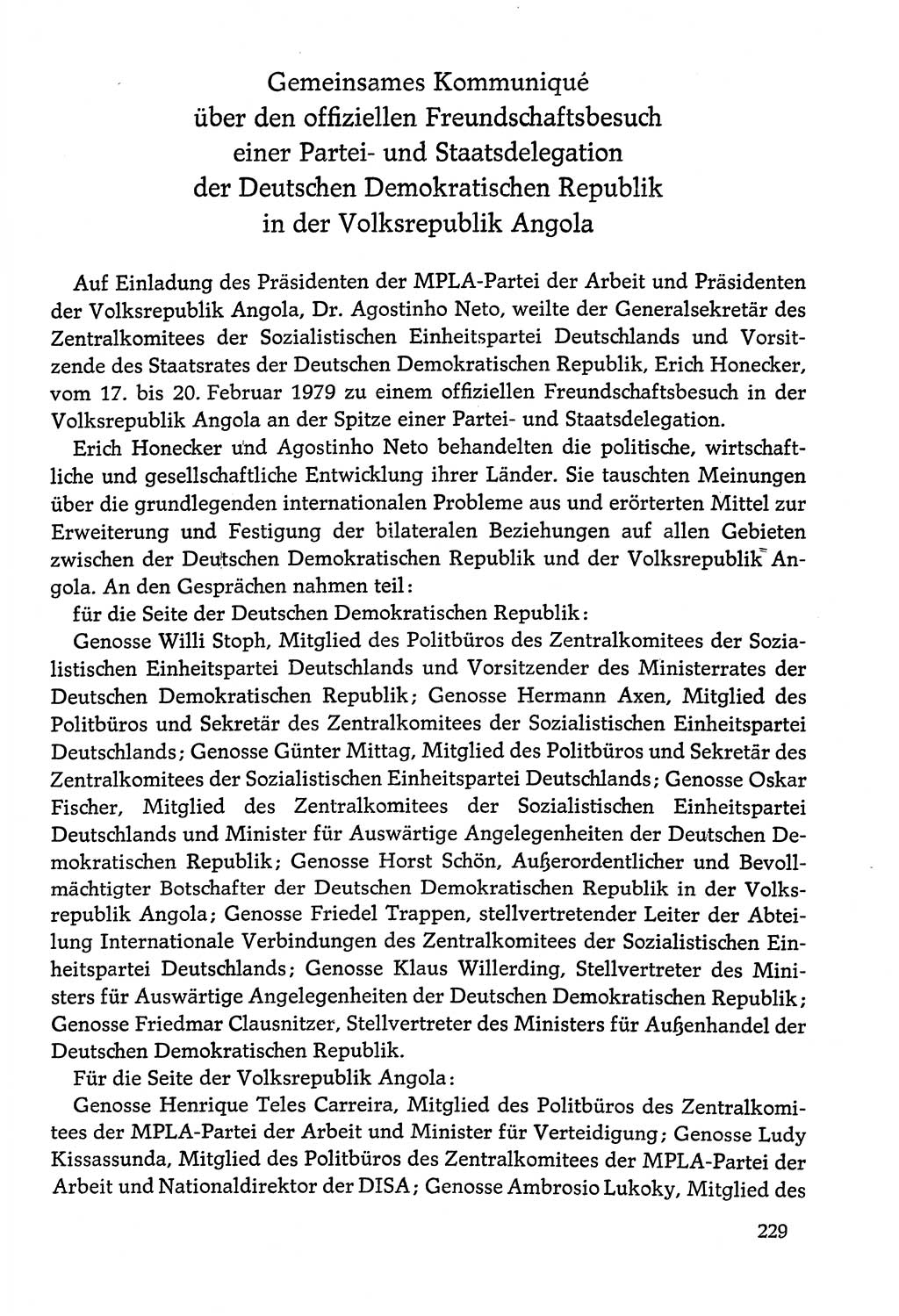 Dokumente der Sozialistischen Einheitspartei Deutschlands (SED) [Deutsche Demokratische Republik (DDR)] 1978-1979, Seite 229 (Dok. SED DDR 1978-1979, S. 229)