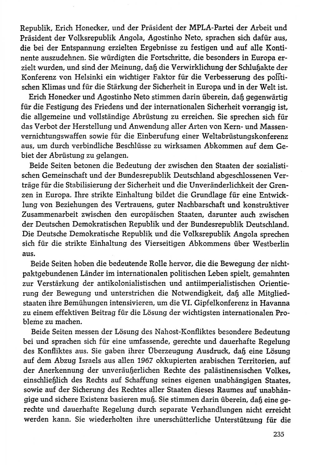 Dokumente der Sozialistischen Einheitspartei Deutschlands (SED) [Deutsche Demokratische Republik (DDR)] 1978-1979, Seite 235 (Dok. SED DDR 1978-1979, S. 235)